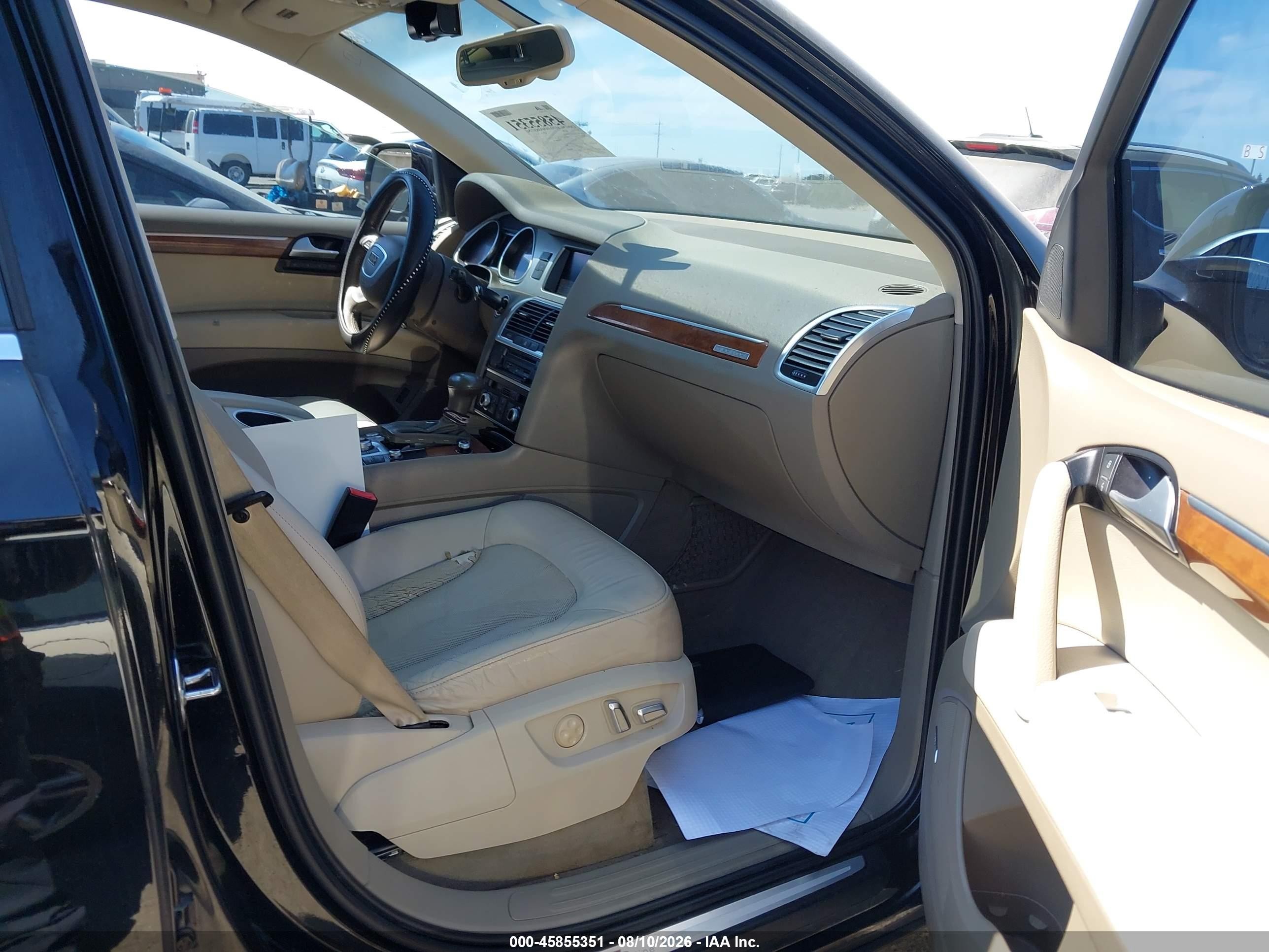 2015 Audi Q7 3.0t S Line Prestige Black vin: WA1DGAFE2FD028576