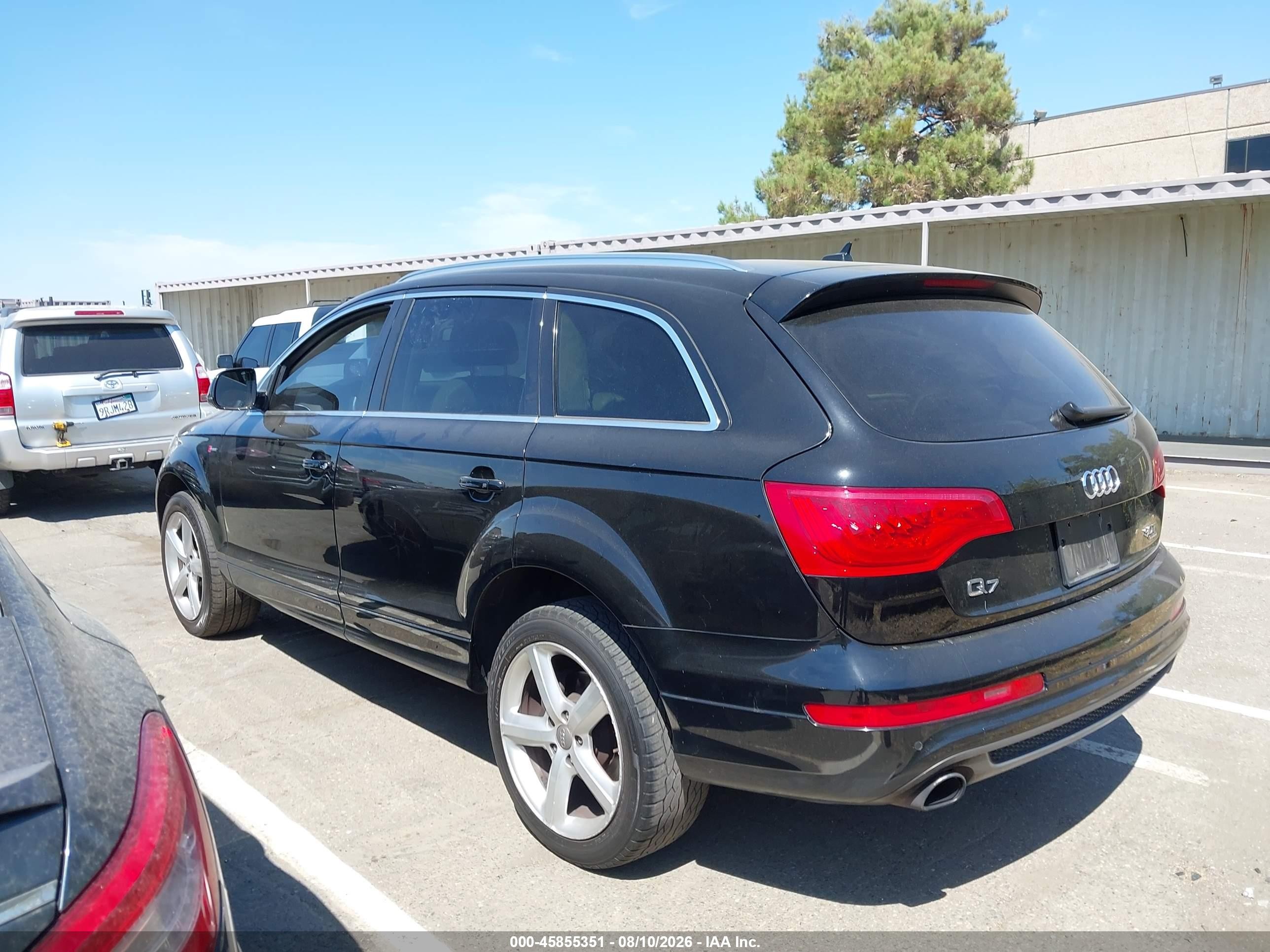 2015 Audi Q7 3.0t S Line Prestige Black vin: WA1DGAFE2FD028576