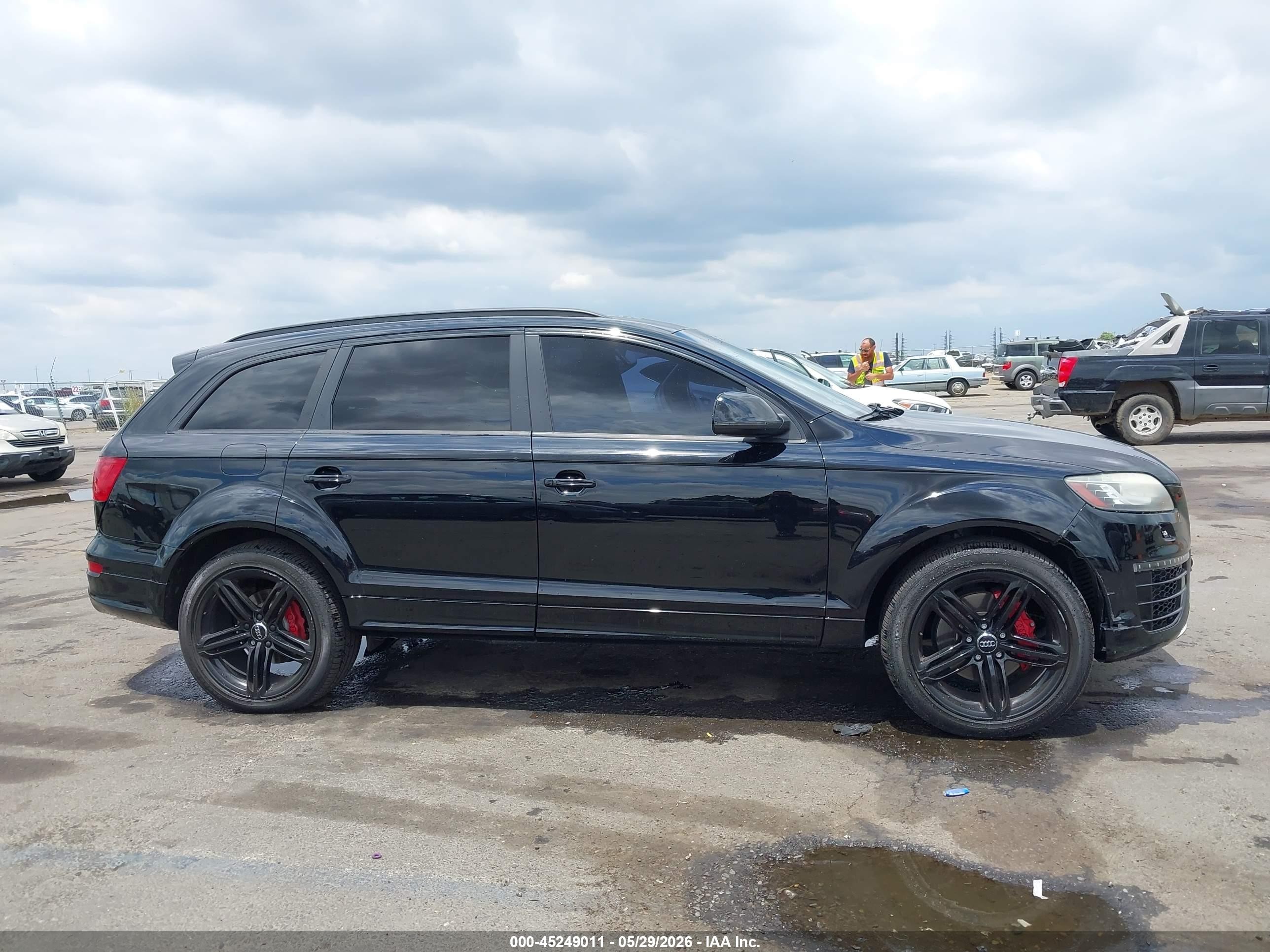 2015 Audi Q7 3.0t S Line Prestige Black vin: WA1DGAFE2FD029873