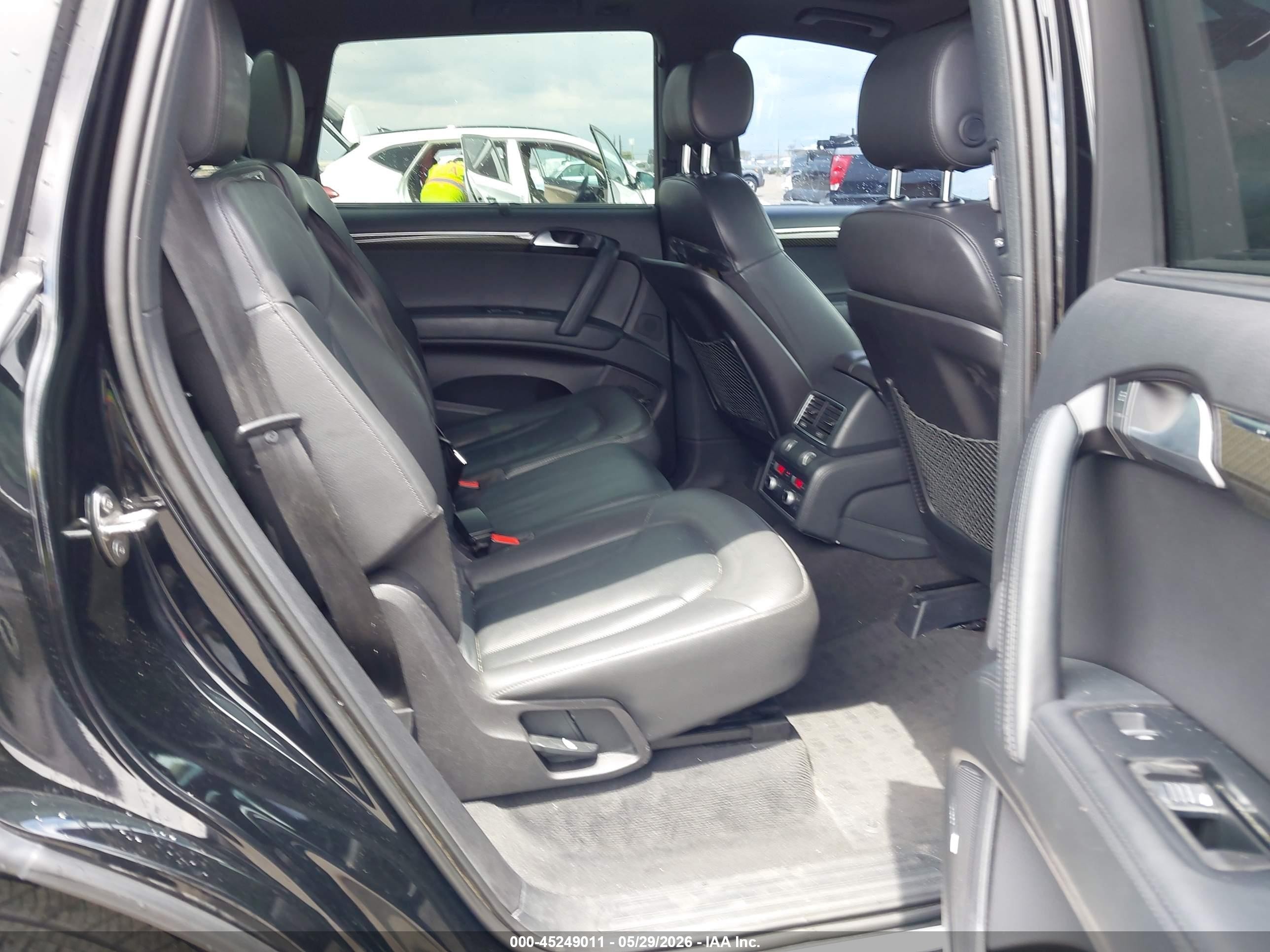 2015 Audi Q7 3.0t S Line Prestige Black vin: WA1DGAFE2FD029873