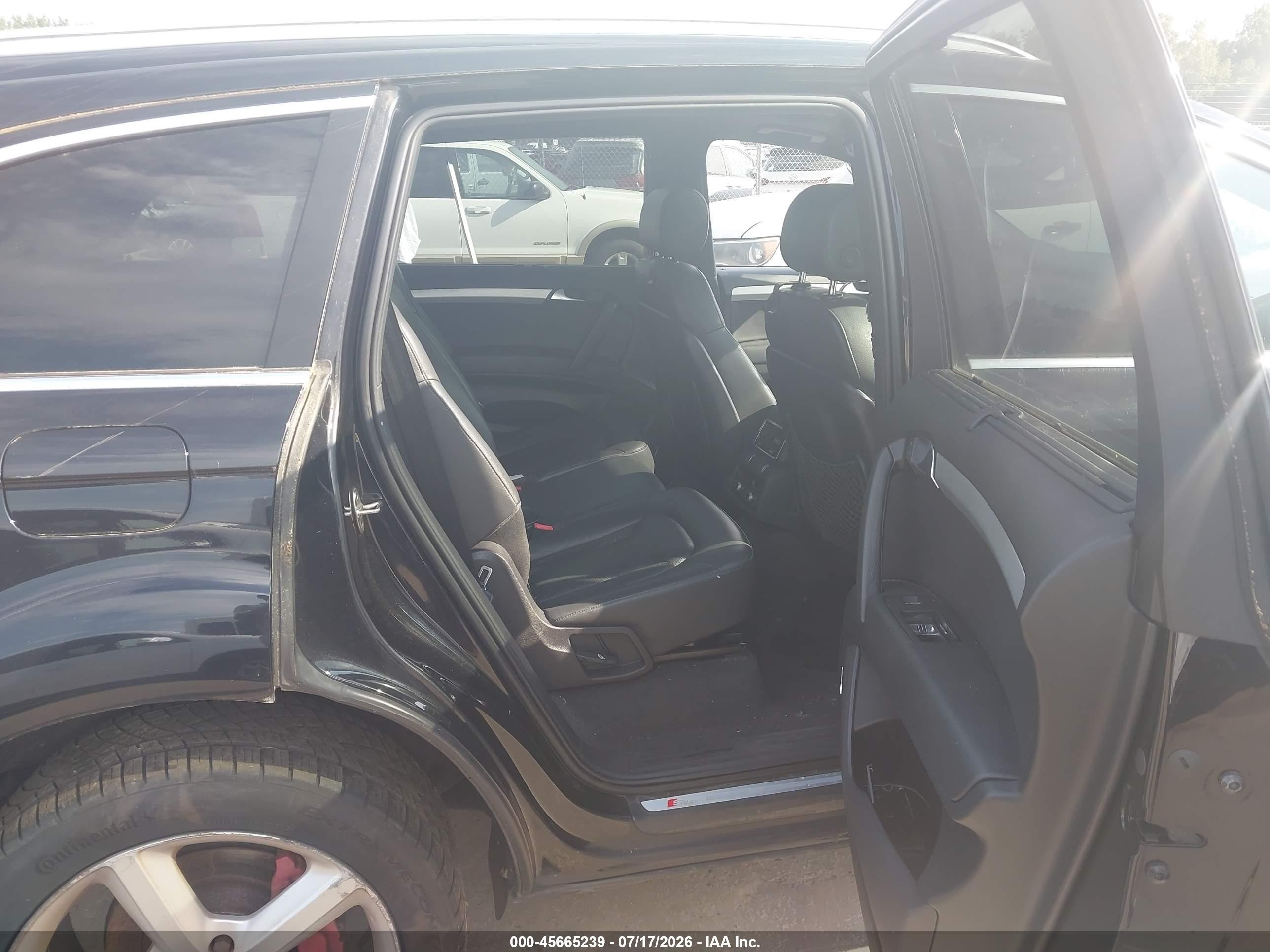 2013 Audi Q7 3.0t S Line Prestige Black vin: WA1DGAFE3DD001450