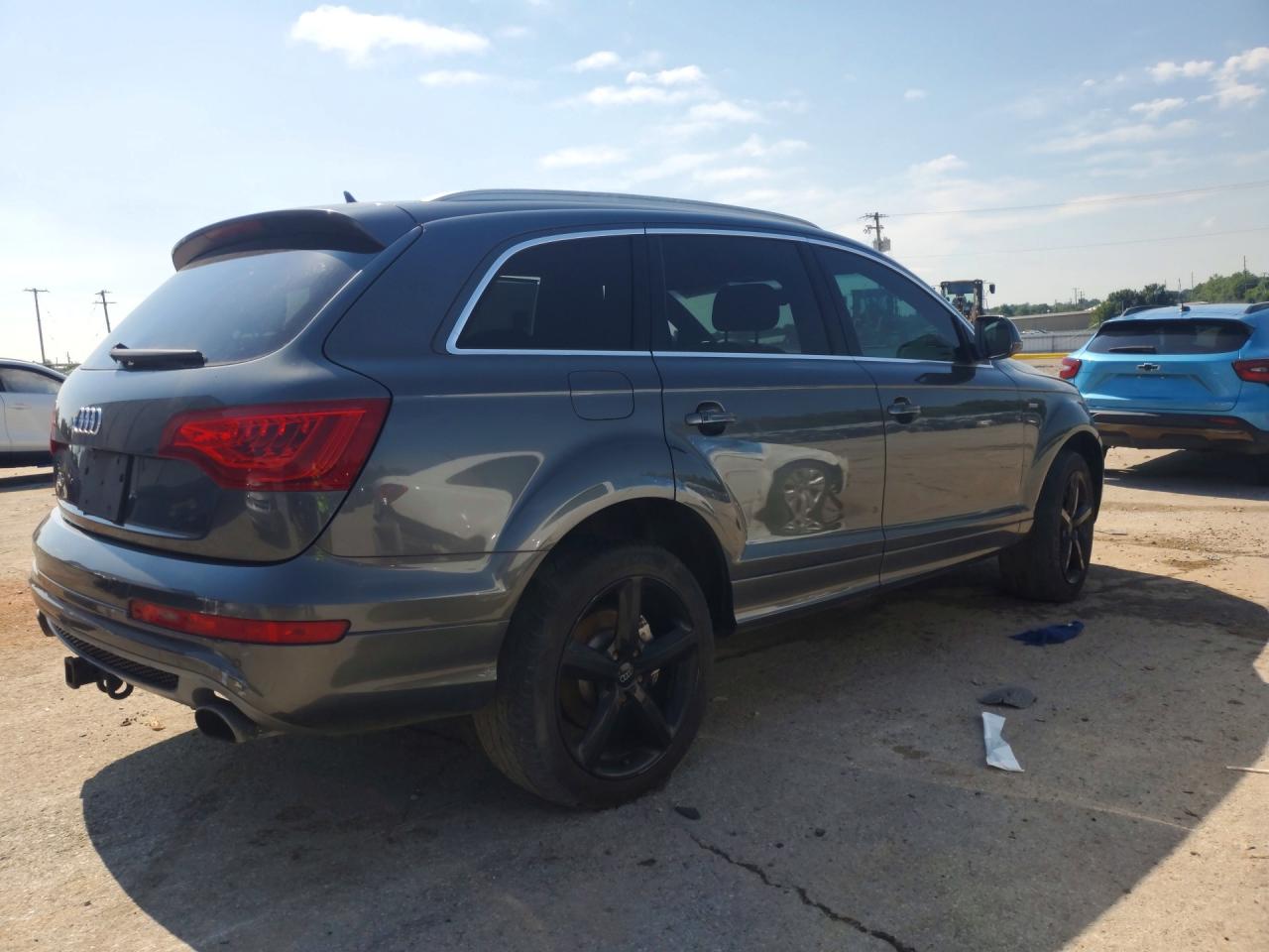 2013 Audi Q7 Prestige Серый vin: WA1DGAFE3DD013095