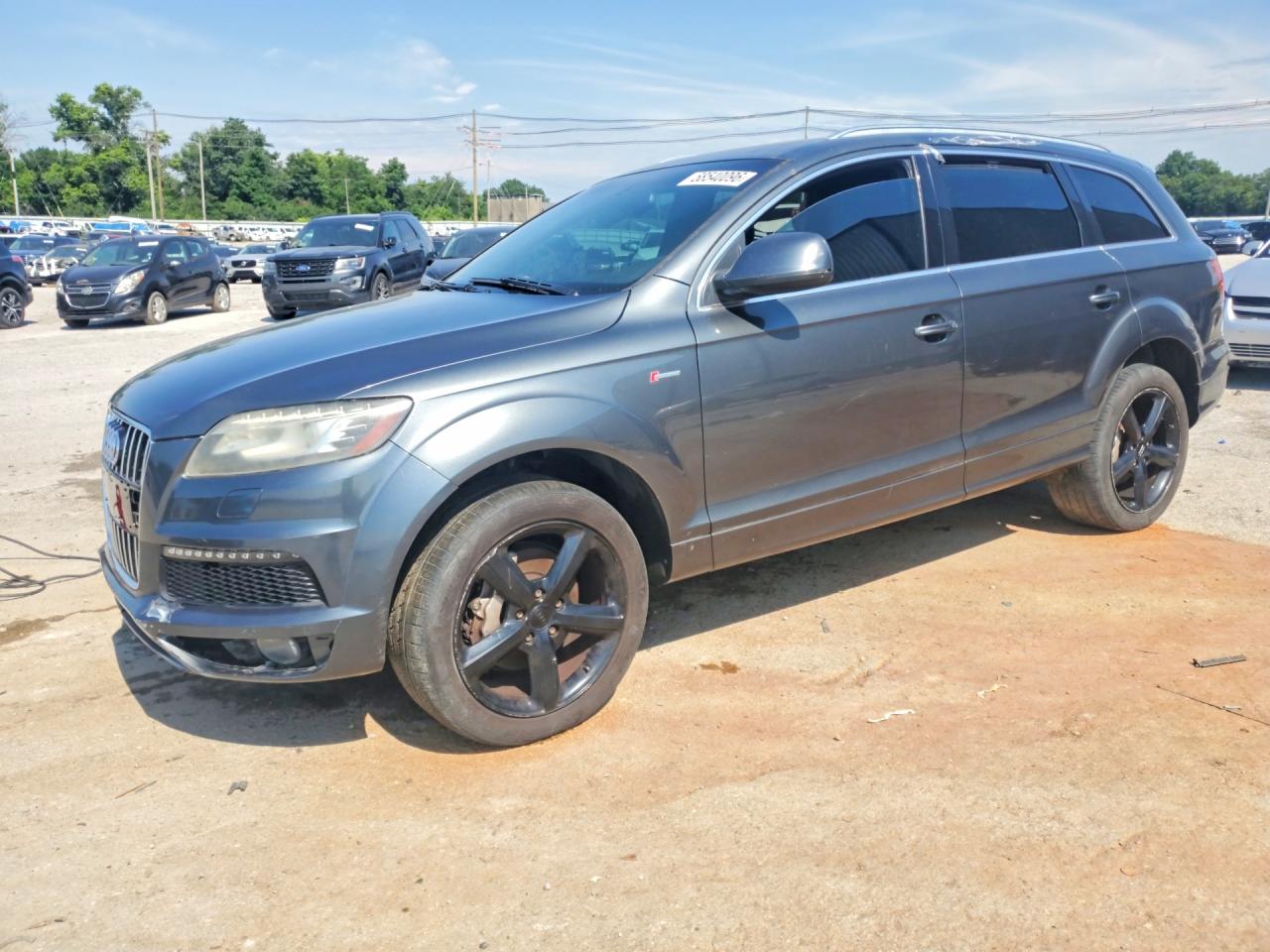 2013 Audi Q7 Prestige Серый vin: WA1DGAFE3DD013095