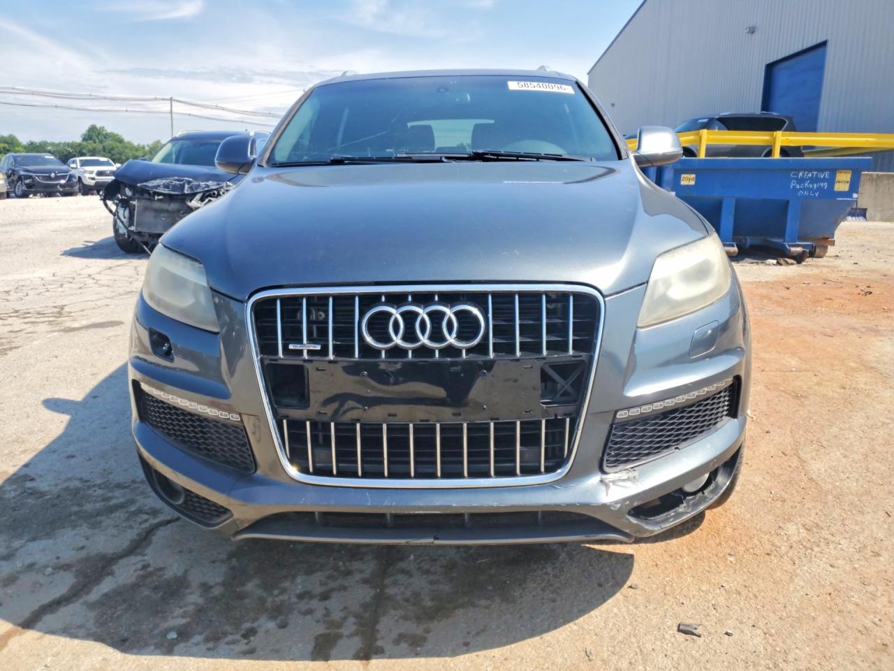 2013 Audi Q7 Prestige Серый vin: WA1DGAFE3DD013095