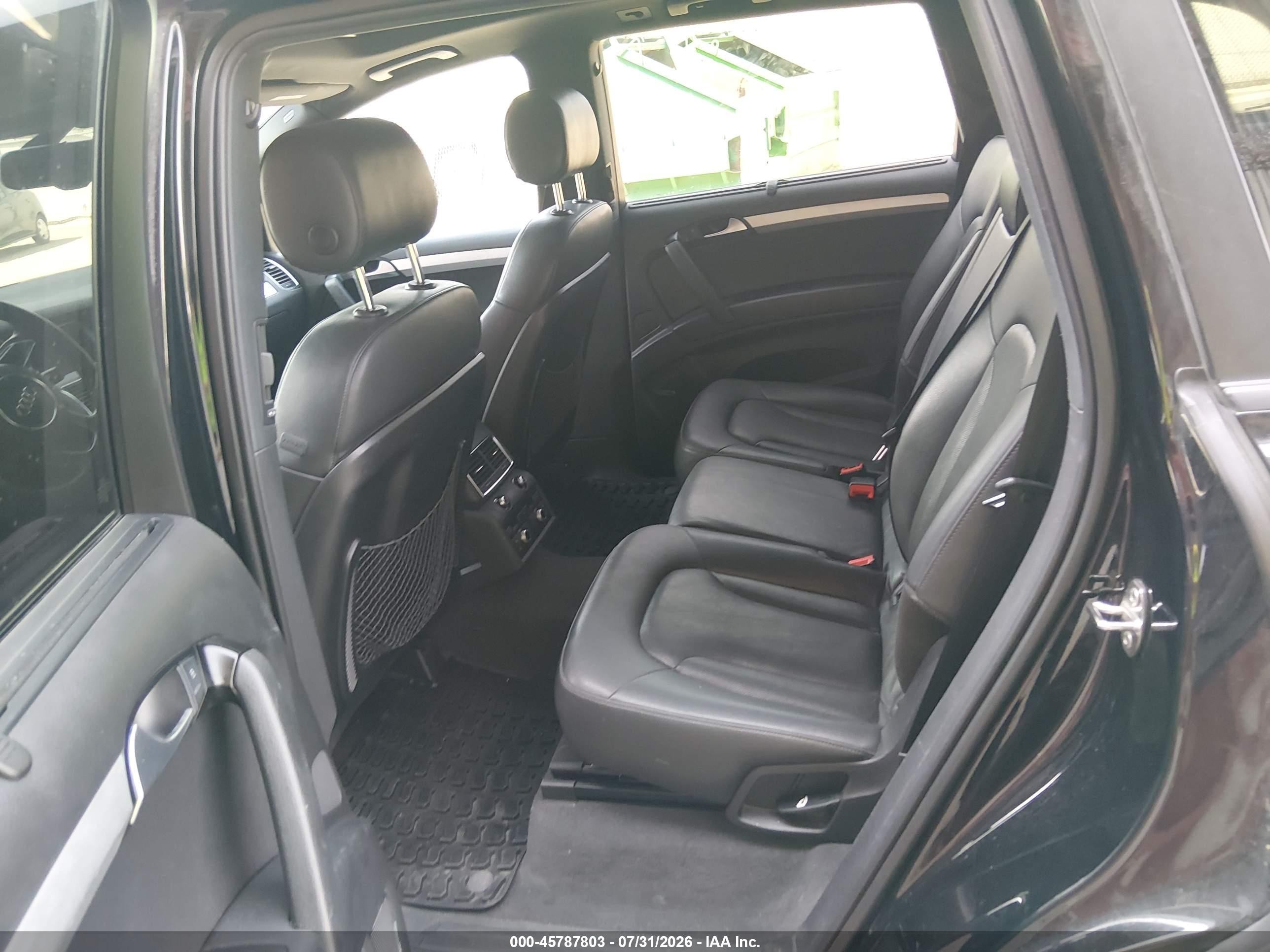 2014 Audi Q7 3.0t S Line Prestige Black vin: WA1DGAFE3ED003667