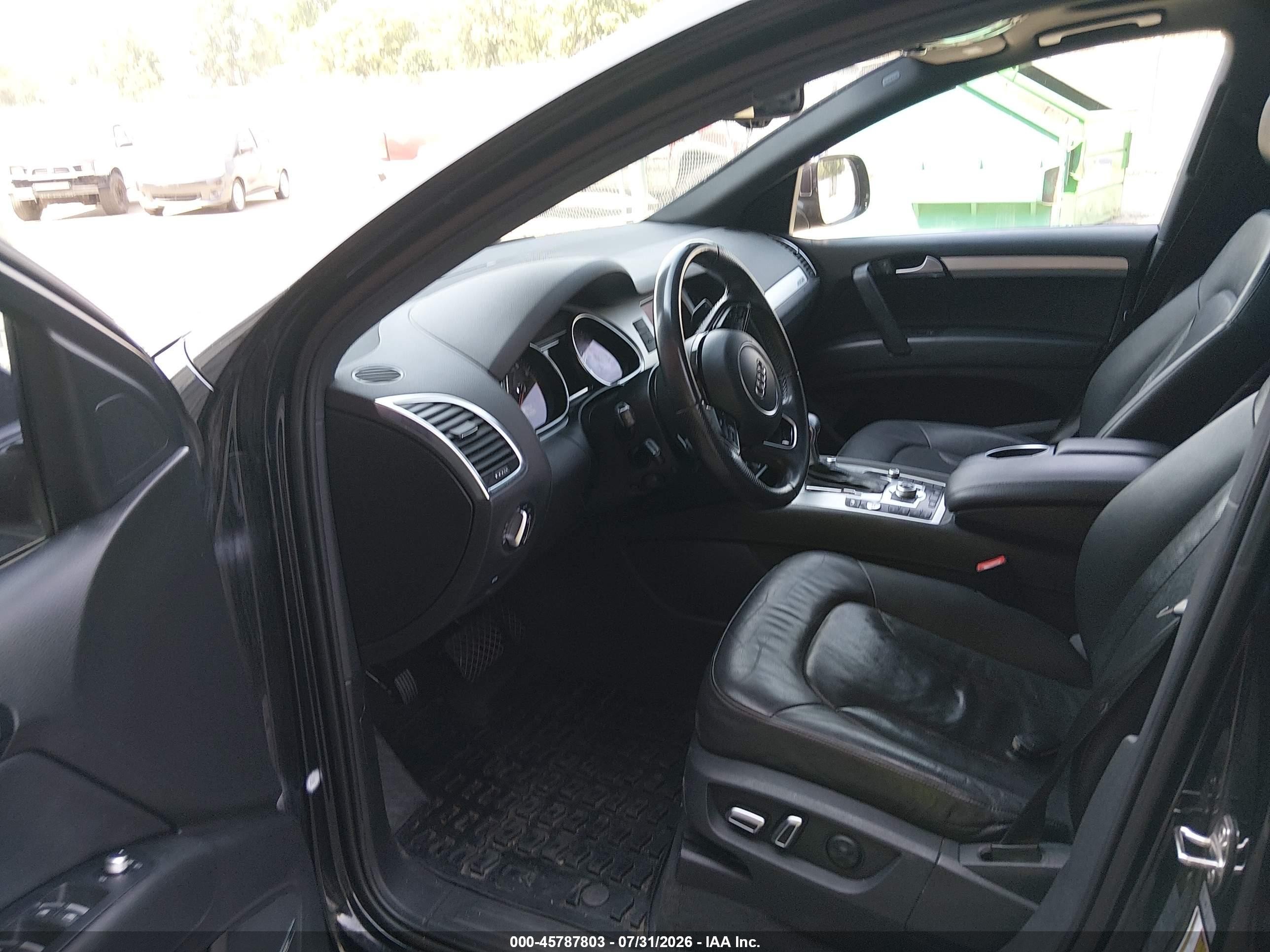 2014 Audi Q7 3.0t S Line Prestige Black vin: WA1DGAFE3ED003667