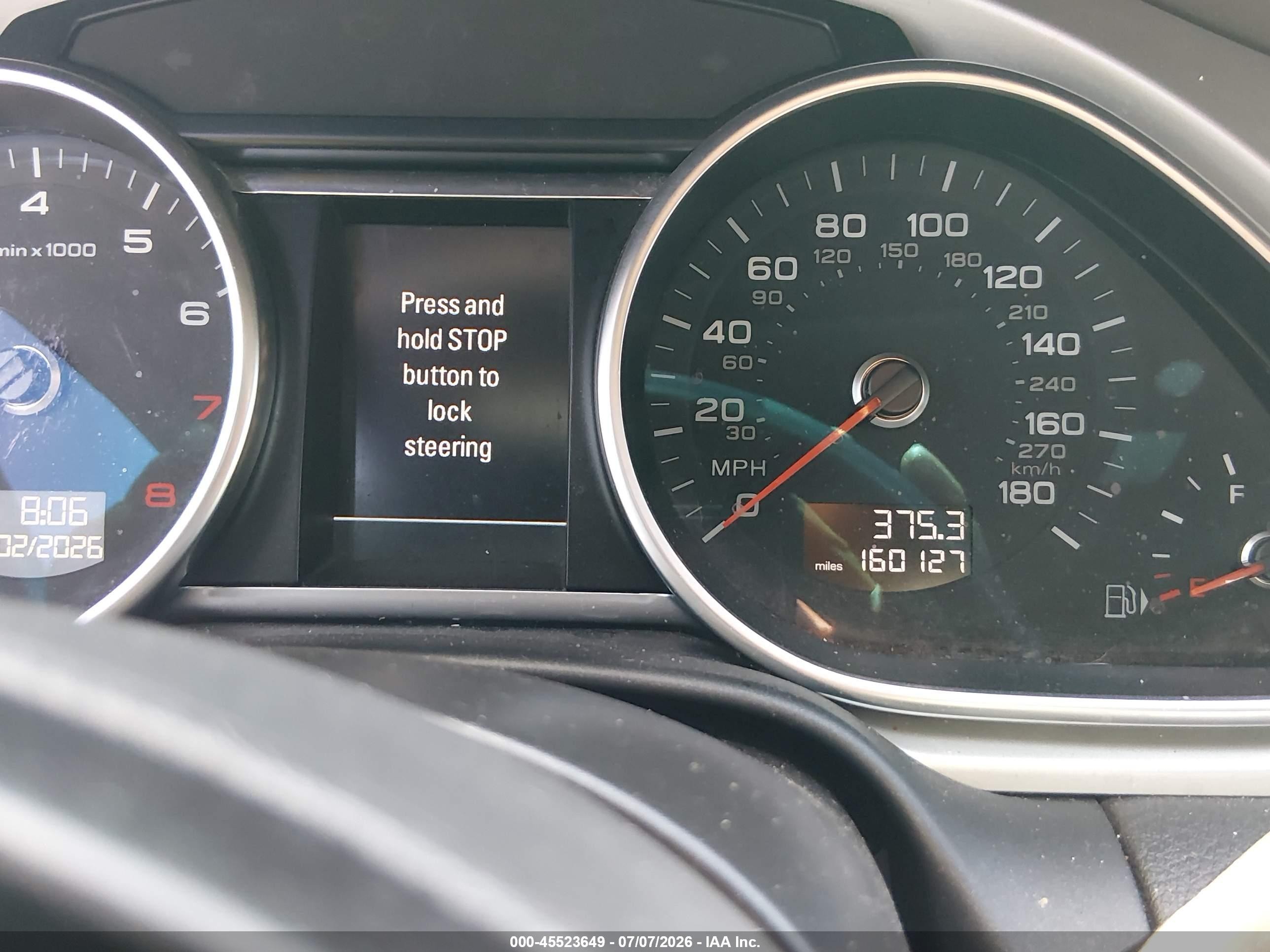 2014 Audi Q7 3.0t S Line Prestige Белый vin: WA1DGAFE3ED005628