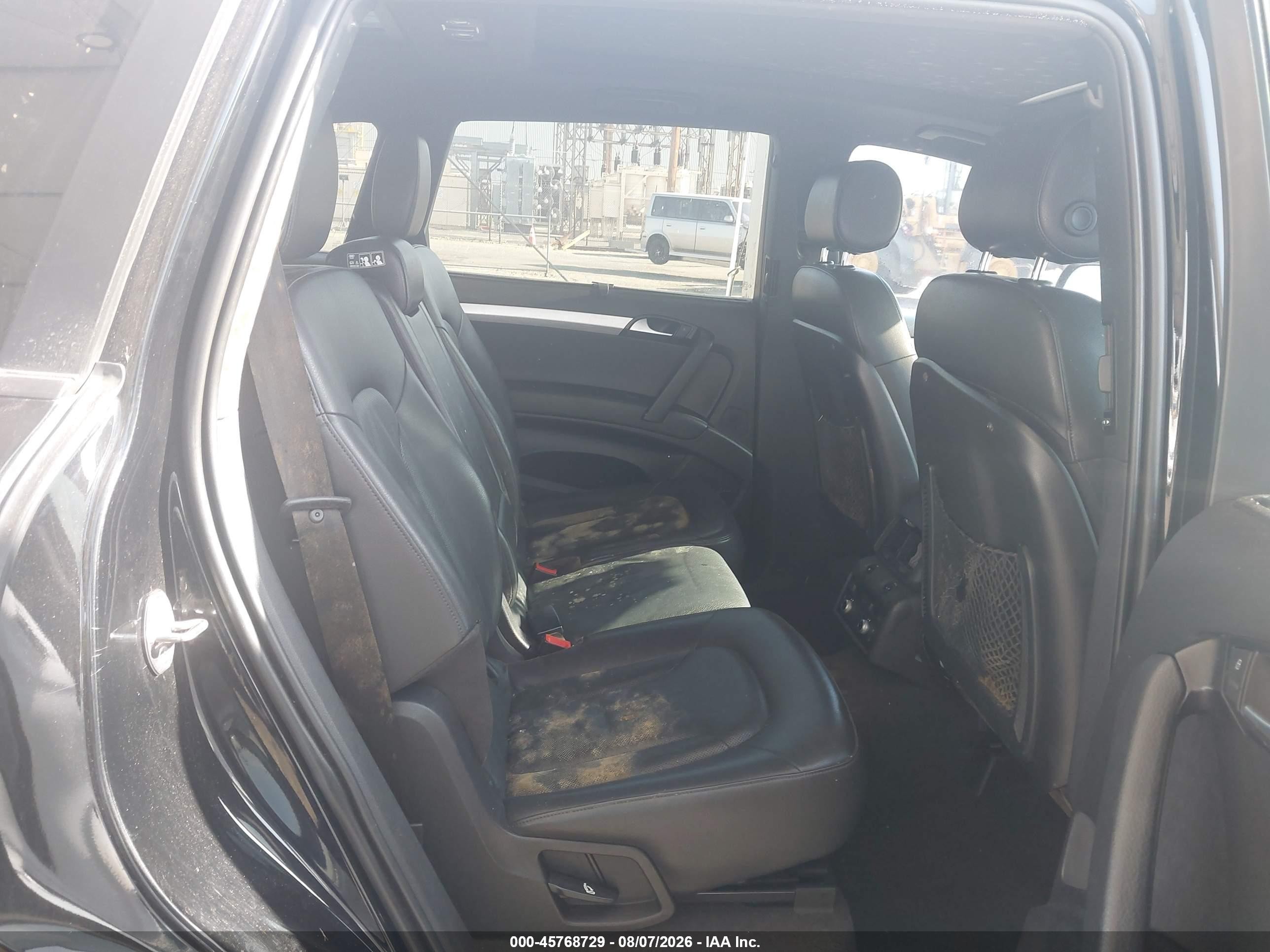 2014 Audi Q7 3.0t S Line Prestige Black vin: WA1DGAFE3ED020002