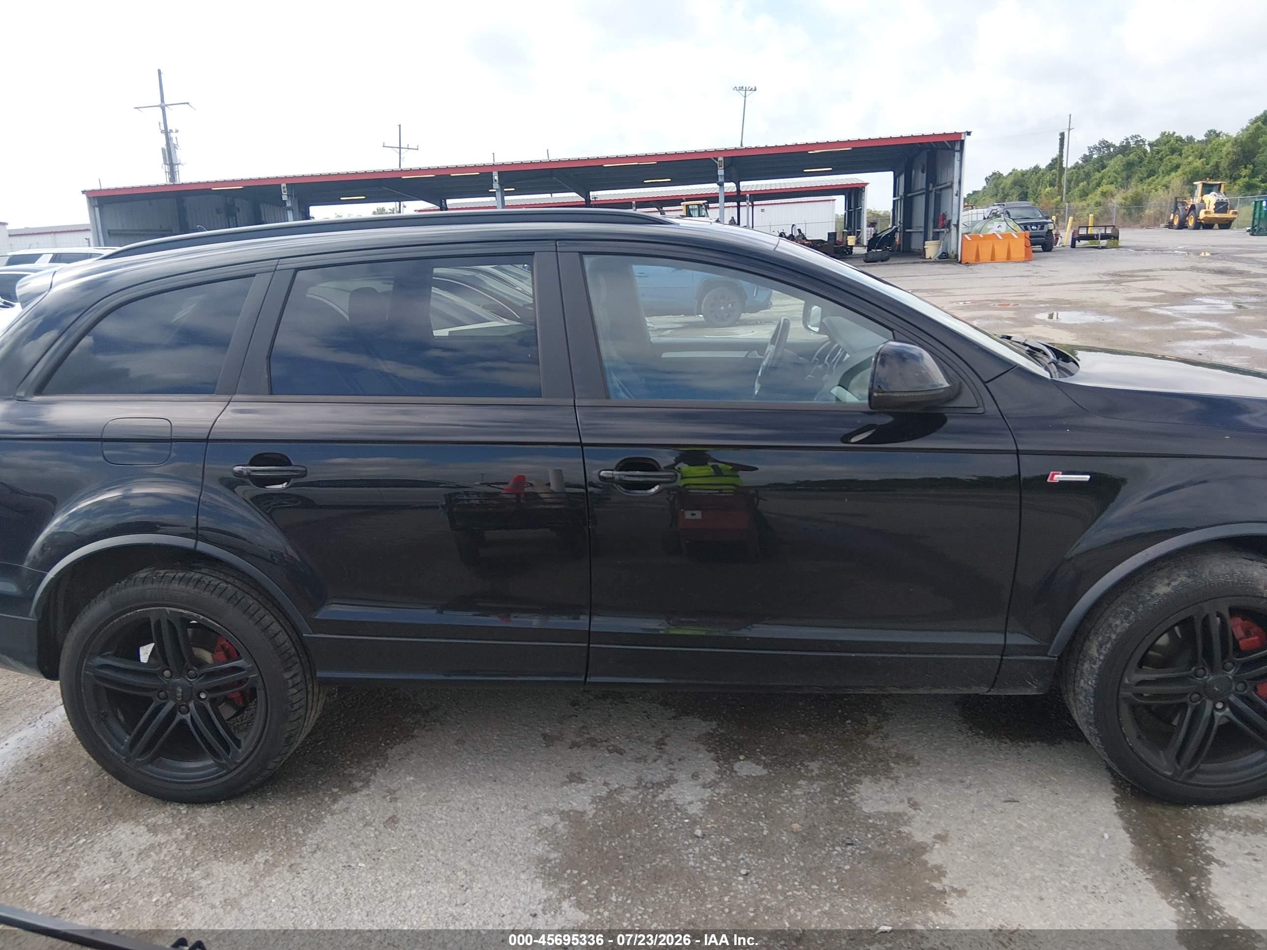 2015 Audi Q7 3.0t S Line Prestige Black vin: WA1DGAFE3FD026447
