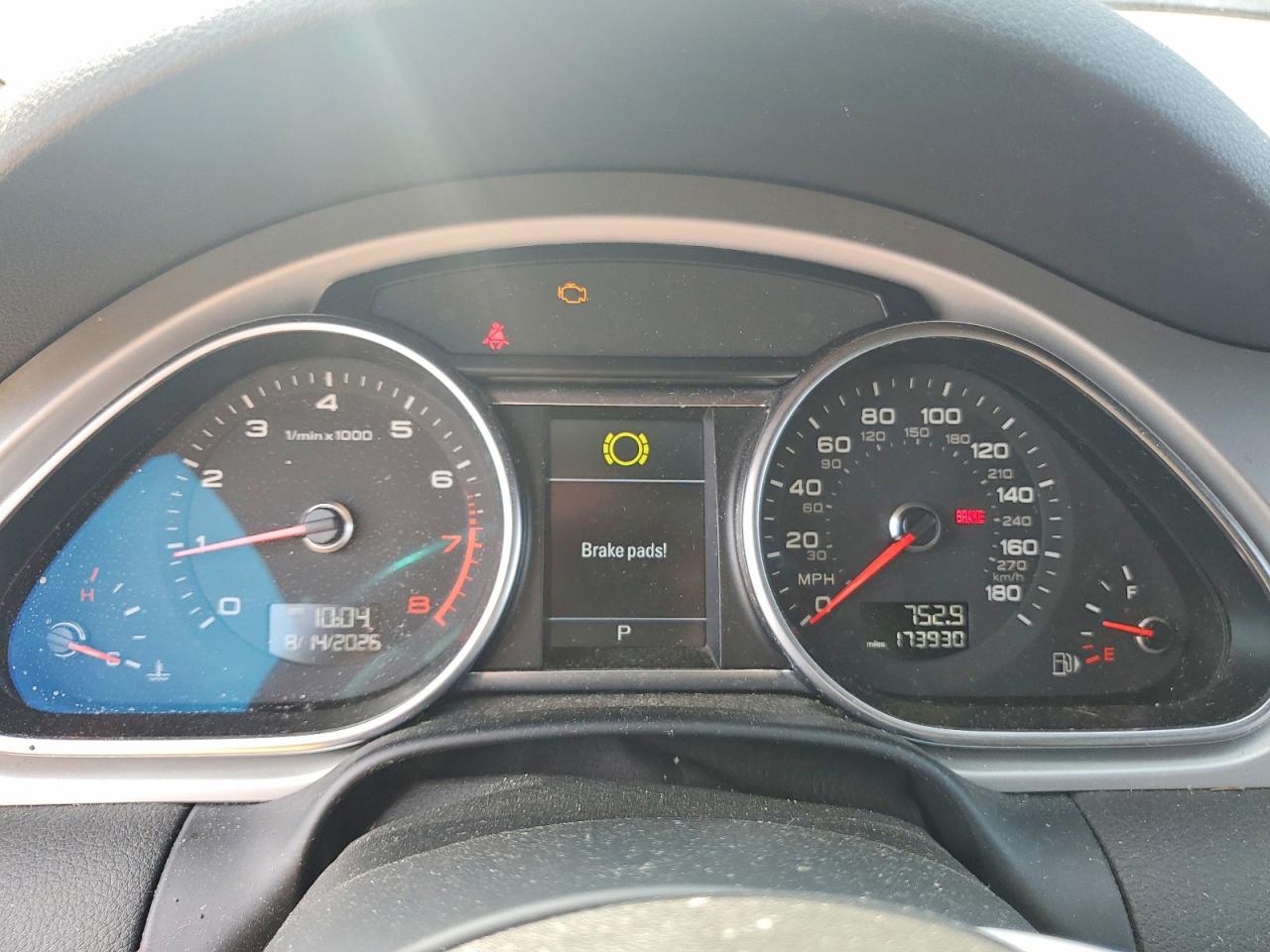 2014 Audi Q7 Prestige Black vin: WA1DGAFE4ED006089