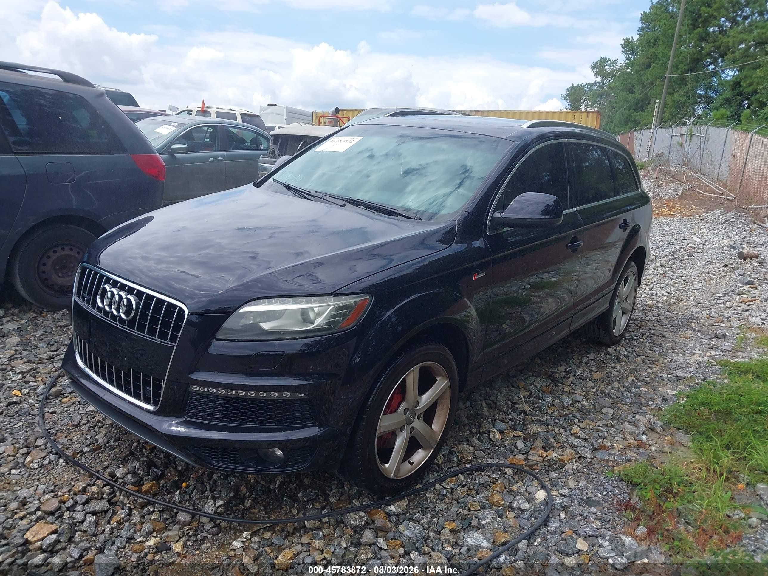 2014 Audi Q7 3.0t S Line Prestige Black vin: WA1DGAFE4ED006108