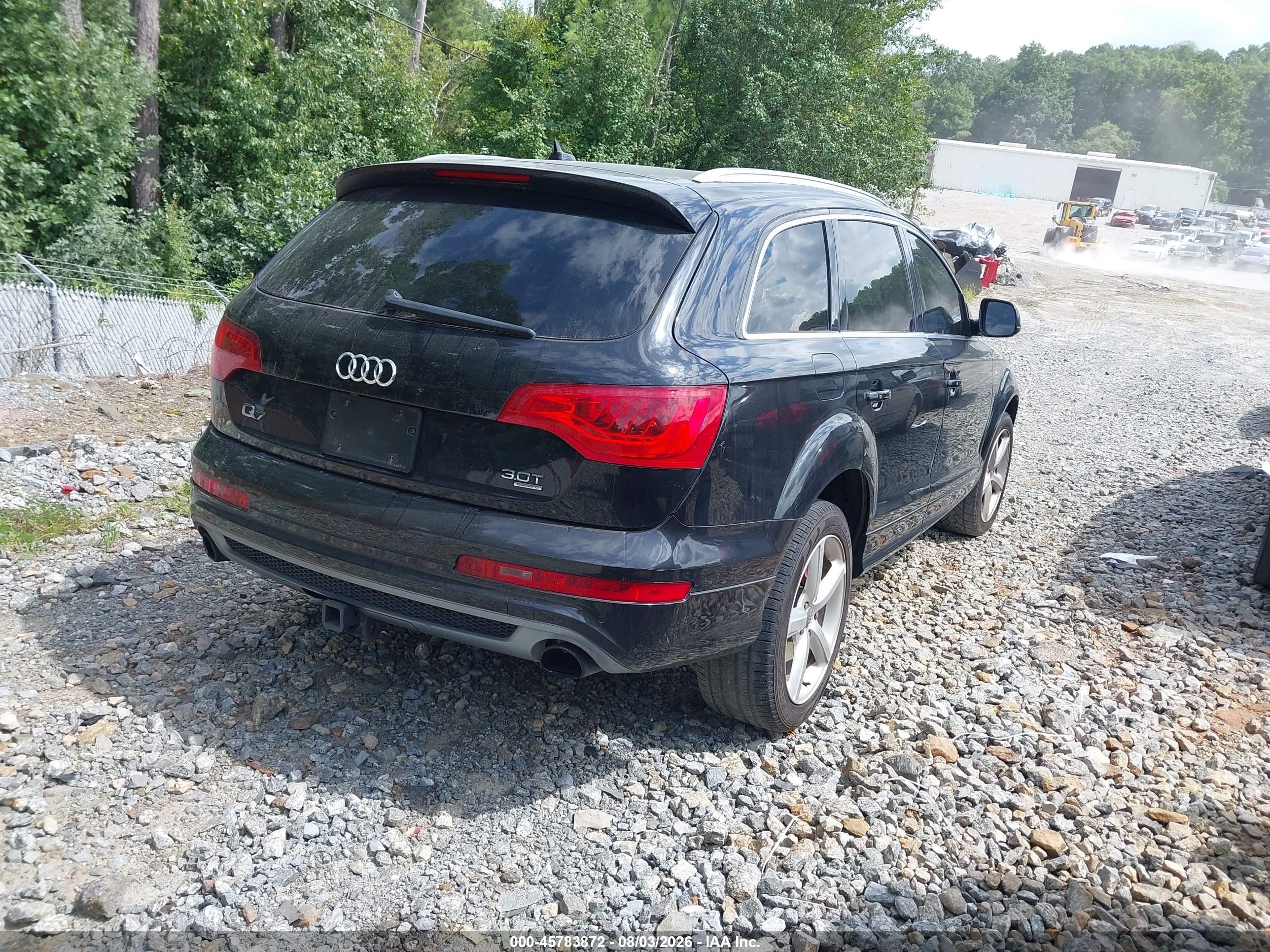 2014 Audi Q7 3.0t S Line Prestige Black vin: WA1DGAFE4ED006108