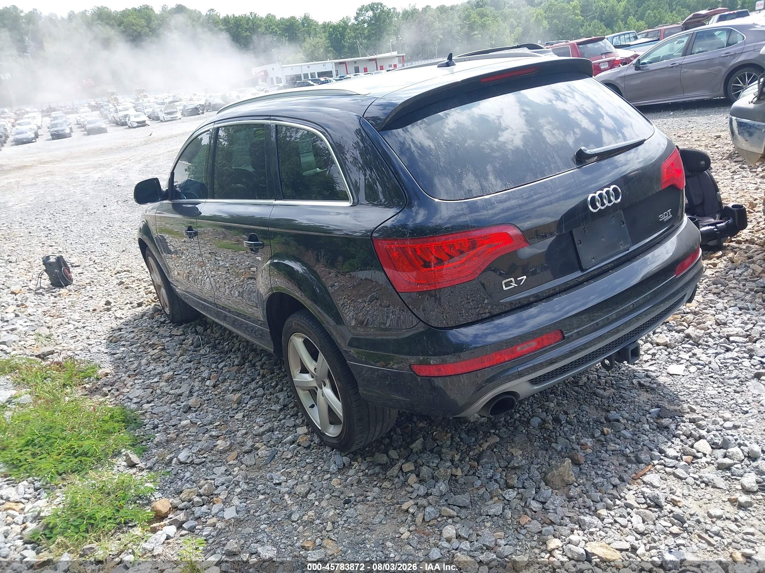 2014 Audi Q7 3.0t S Line Prestige Black vin: WA1DGAFE4ED006108