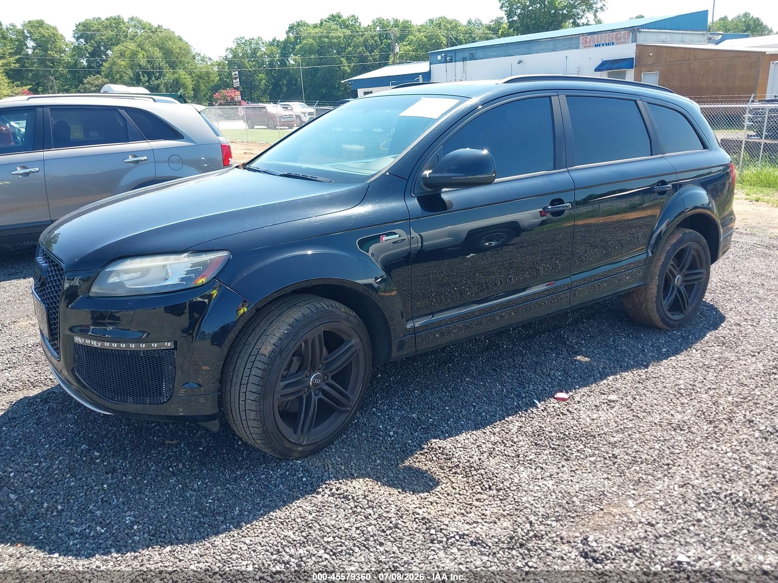 2015 Audi Q7 3.0t S Line Prestige Черный vin: WA1DGAFE4FD001489