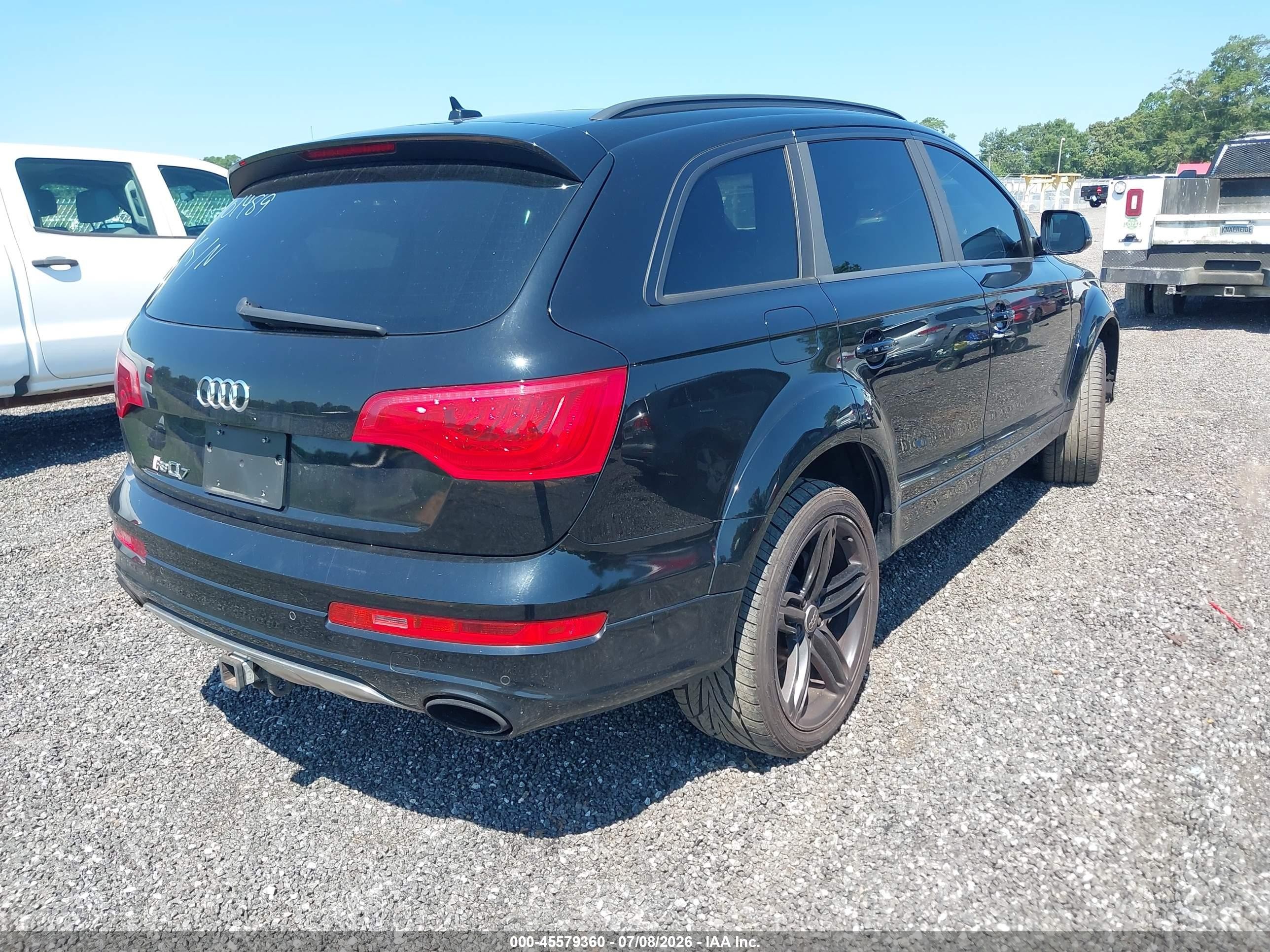 2015 Audi Q7 3.0t S Line Prestige Черный vin: WA1DGAFE4FD001489