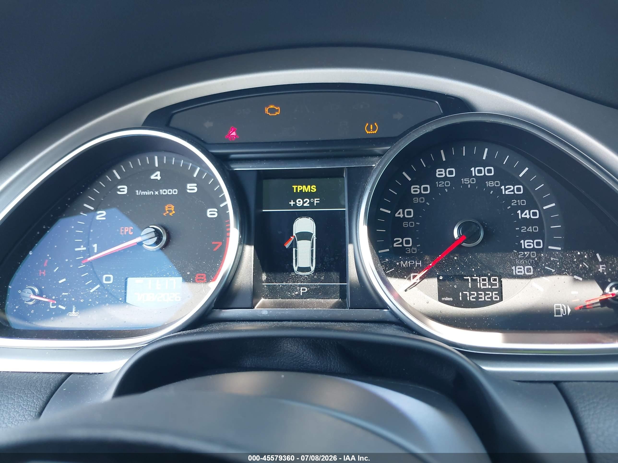 2015 Audi Q7 3.0t S Line Prestige Черный vin: WA1DGAFE4FD001489