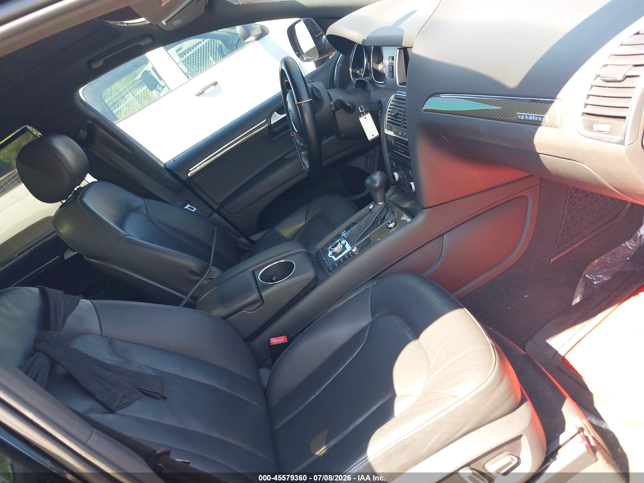 2015 Audi Q7 3.0t S Line Prestige Черный vin: WA1DGAFE4FD001489