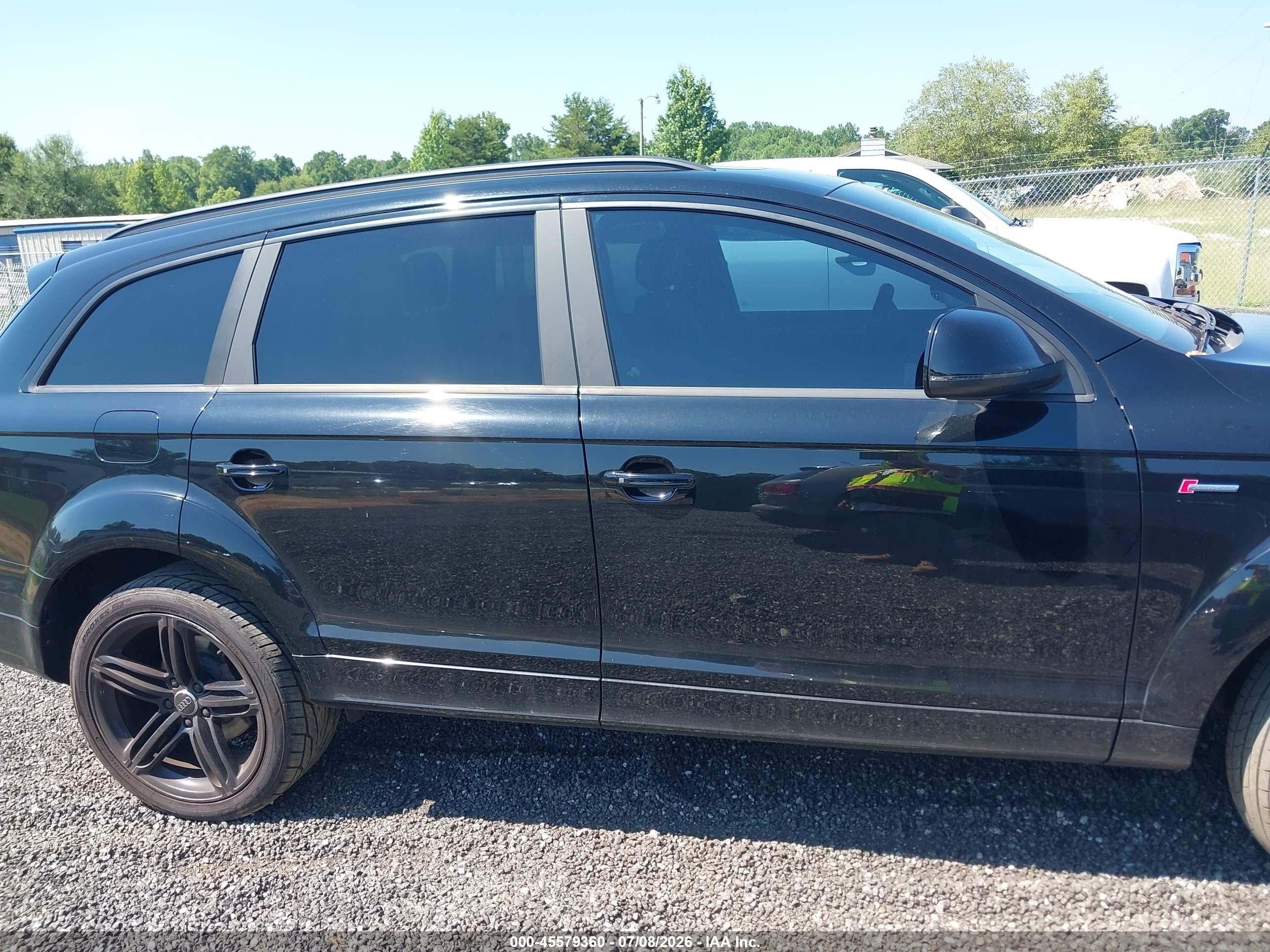 2015 Audi Q7 3.0t S Line Prestige Черный vin: WA1DGAFE4FD001489