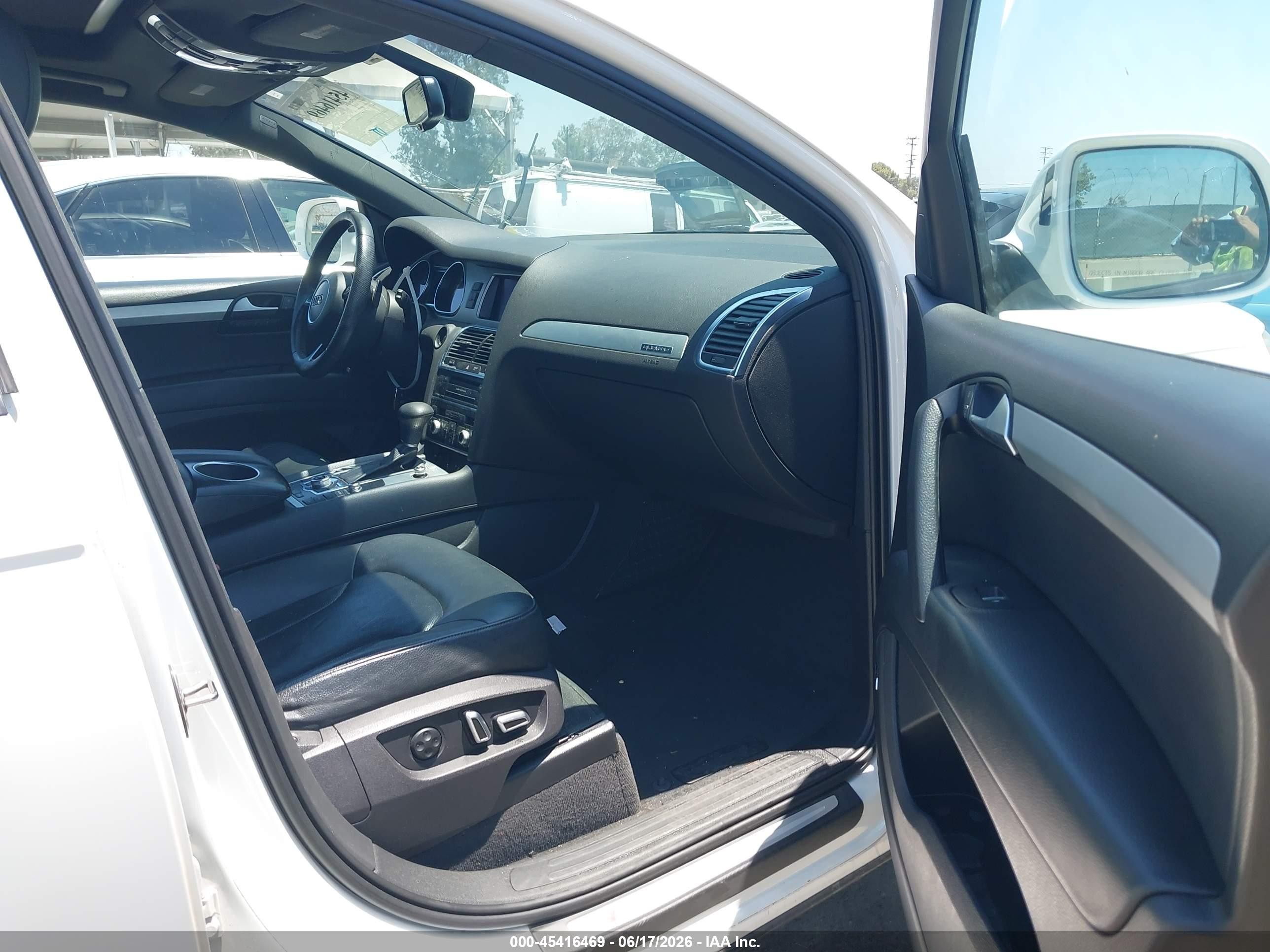 2015 Audi Q7 3.0t S Line Prestige White vin: WA1DGAFE4FD008622
