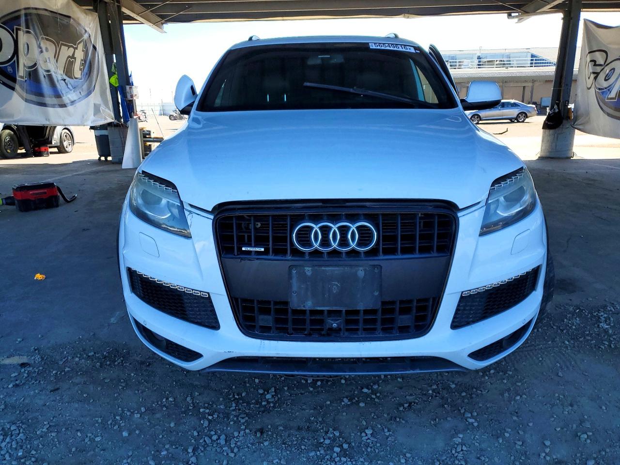 2015 Audi Q7 Prestige Белый vin: WA1DGAFE4FD018194