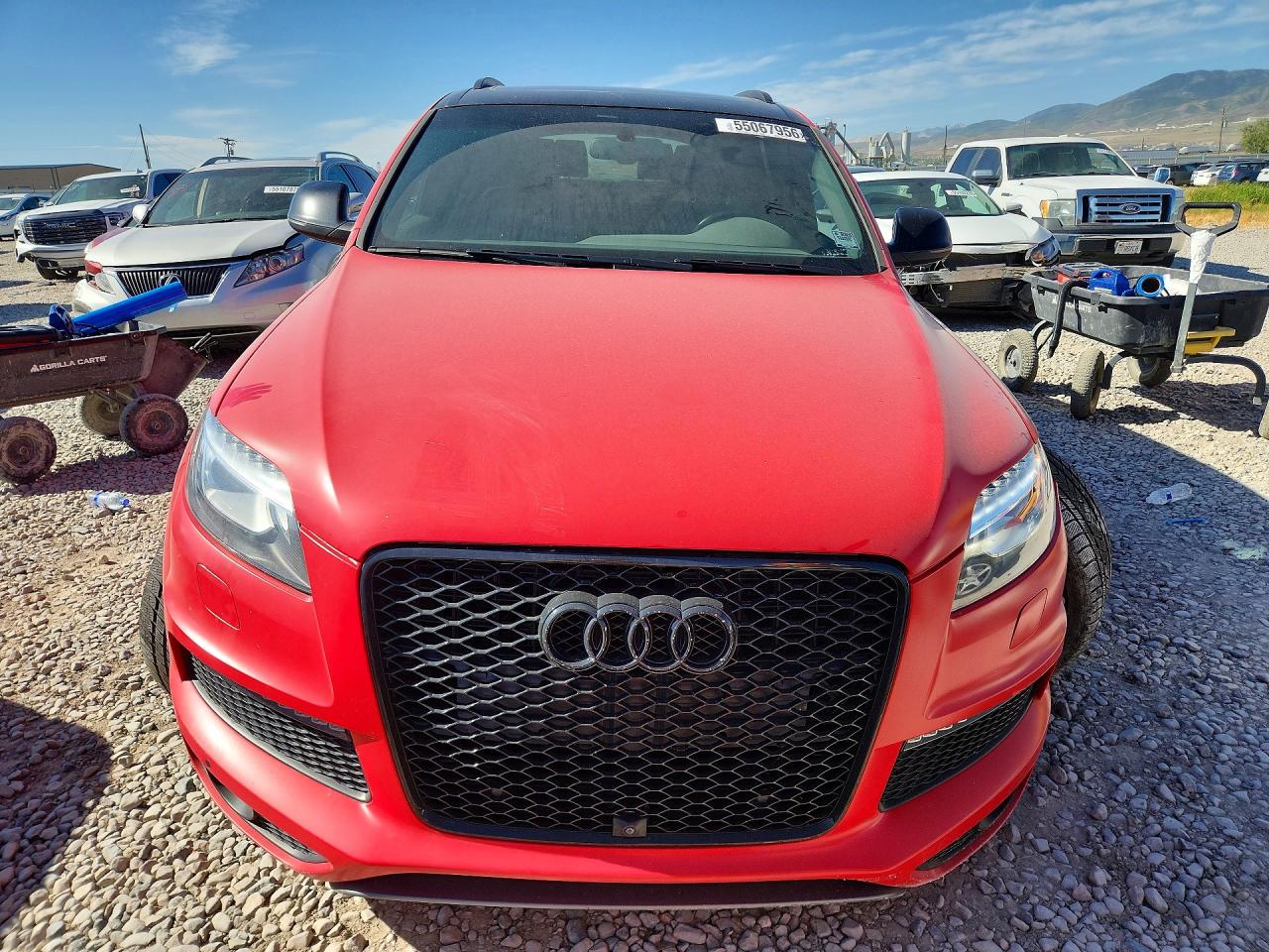 2015 Audi Q7 Prestige Red vin: WA1DGAFE4FD024772
