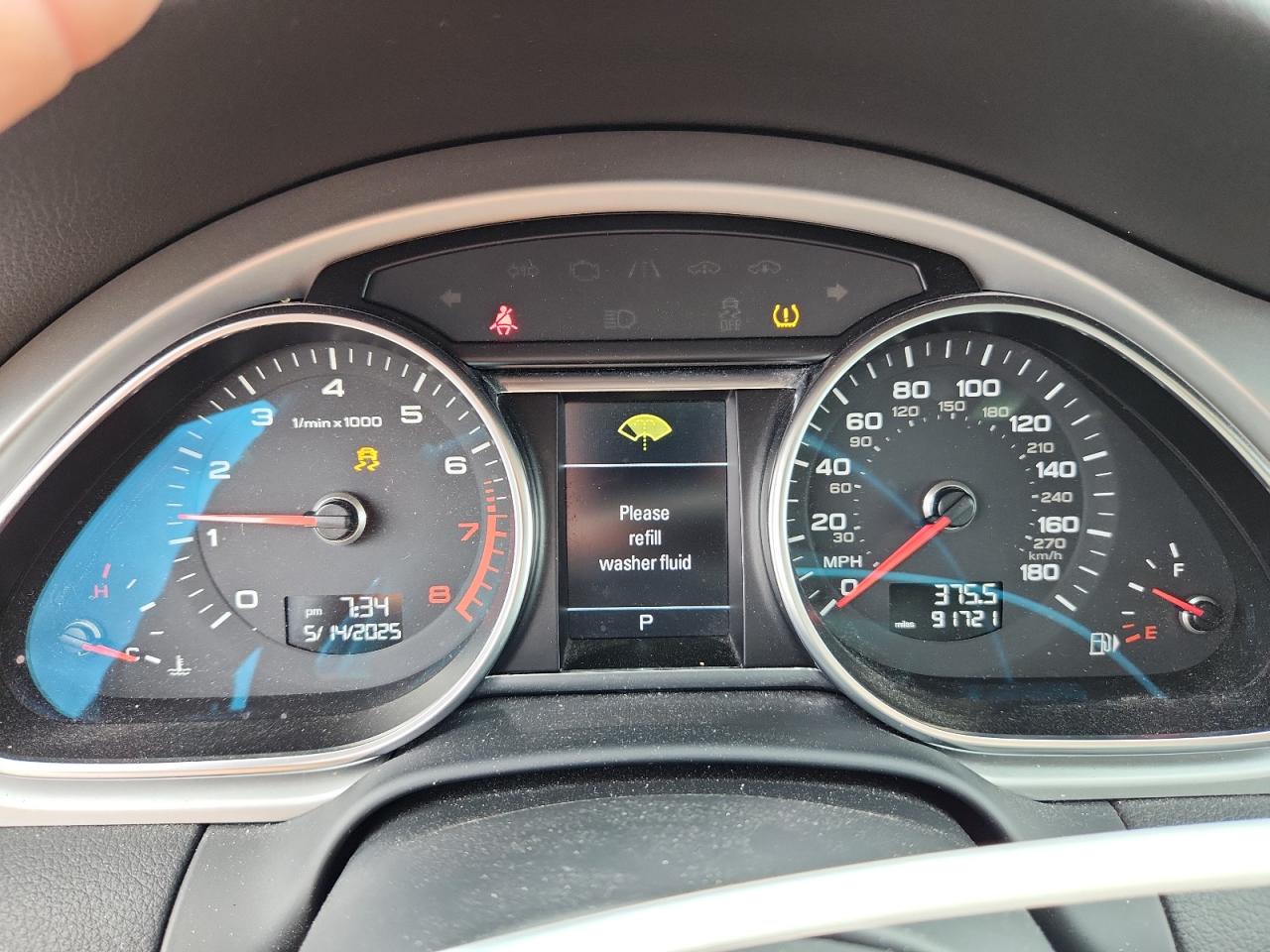 2014 Audi Q7 Prestige Black vin: WA1DGAFE5ED011950
