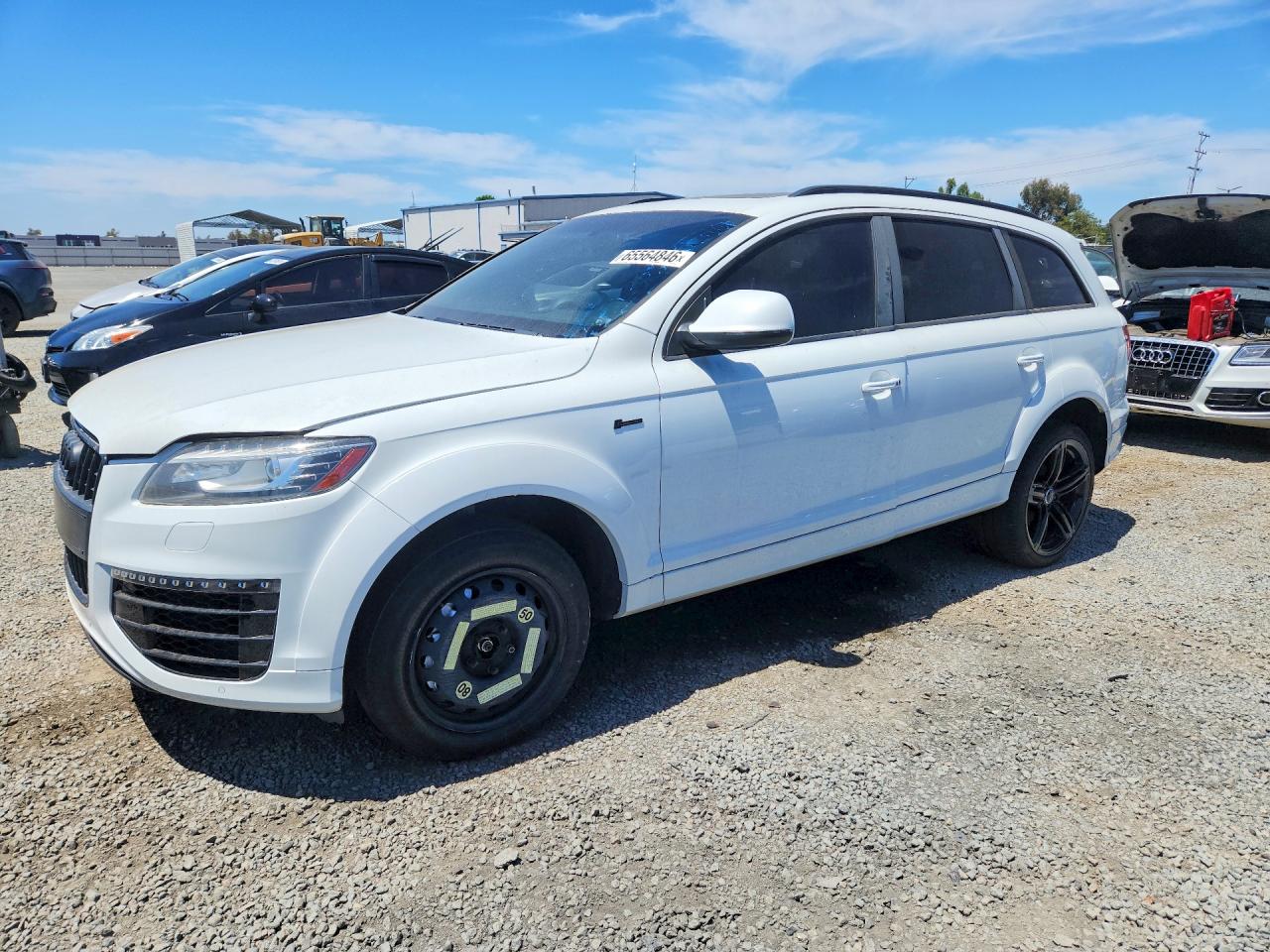 2015 Audi Q7 Prestige White vin: WA1DGAFE5FD001503