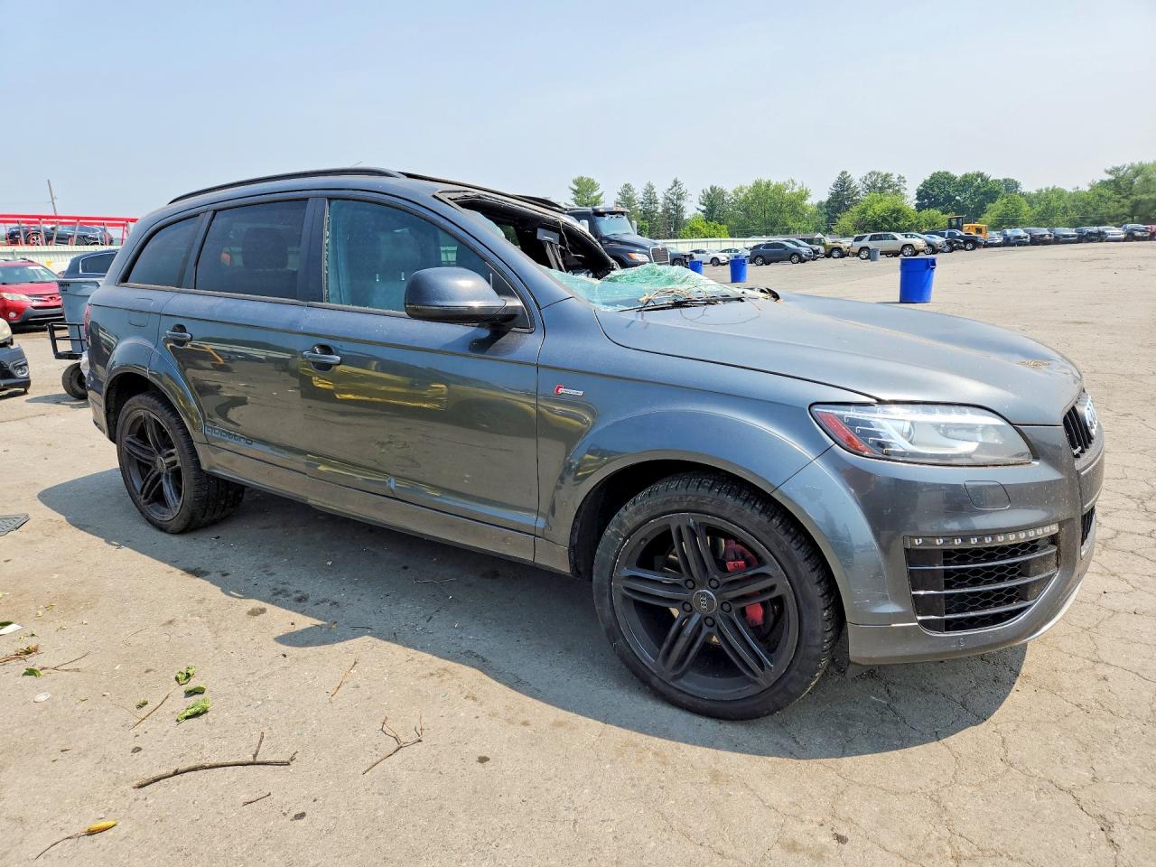 2015 Audi Q7 Prestige Gray vin: WA1DGAFE5FD029981