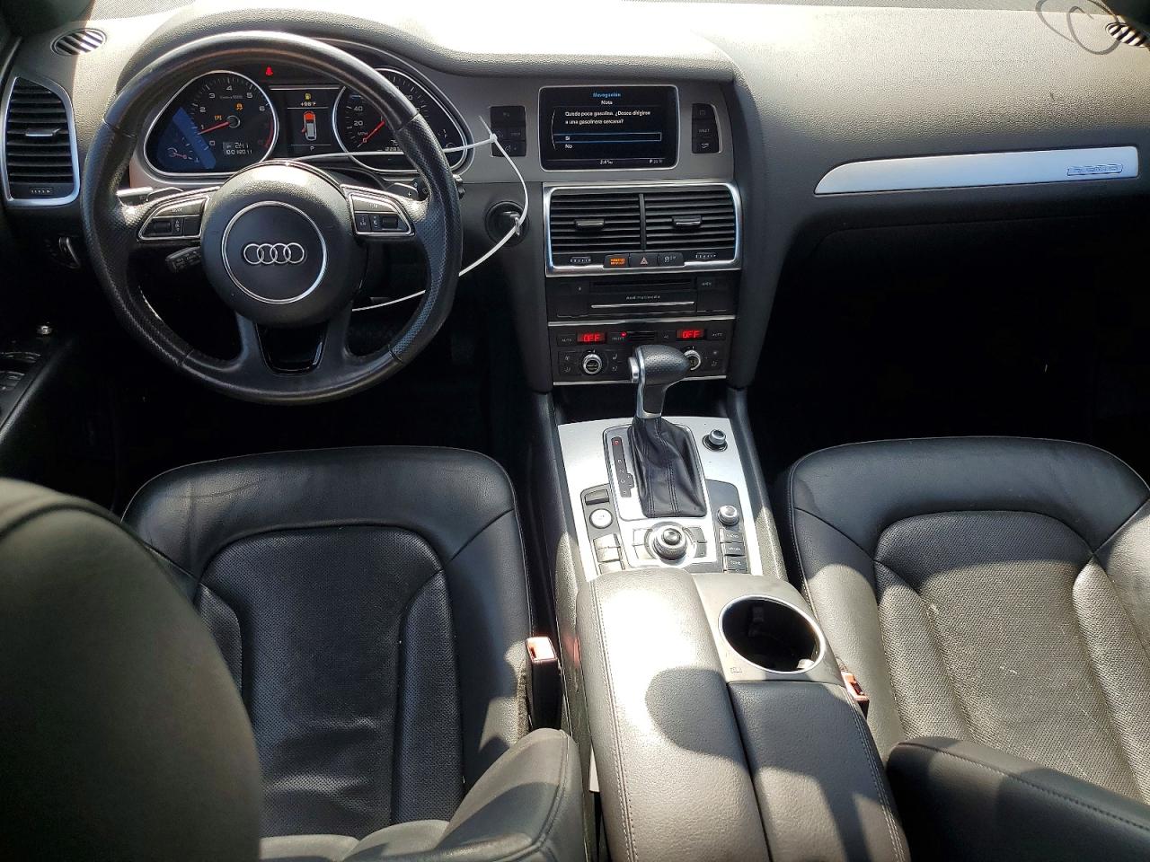 2012 Audi Q7 Prestige Черный vin: WA1DGAFE6CD004941