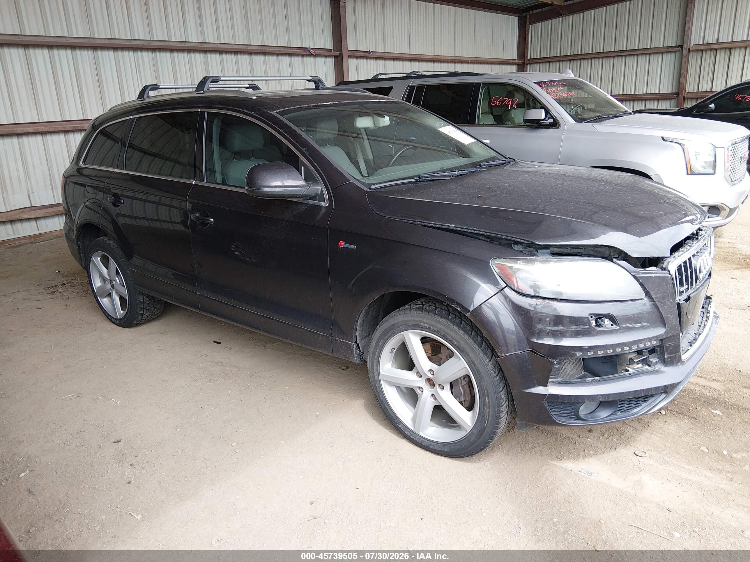 2014 Audi Q7 3.0t S Line Prestige Gray vin: WA1DGAFE6ED009902