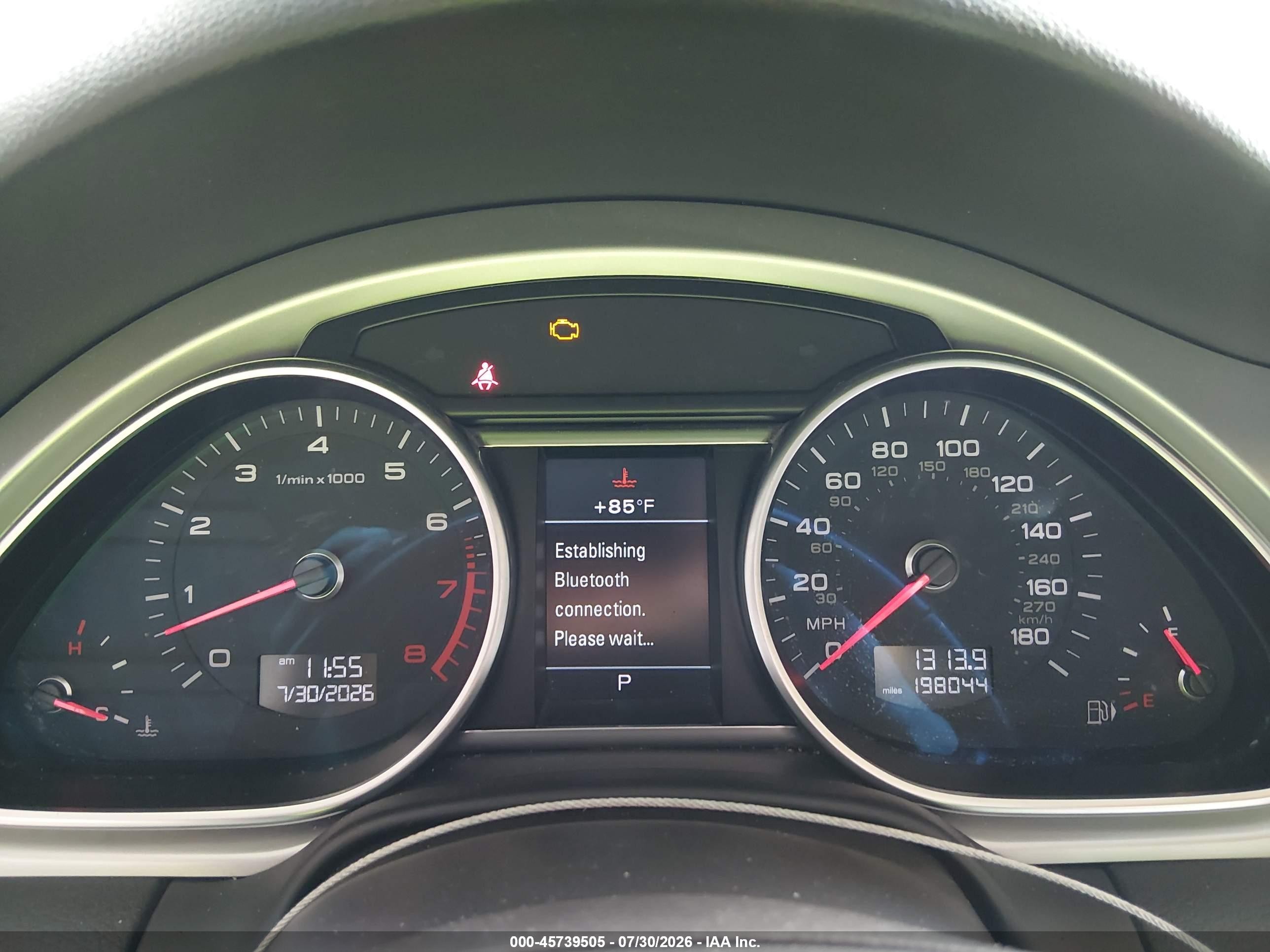 2014 Audi Q7 3.0t S Line Prestige Gray vin: WA1DGAFE6ED009902