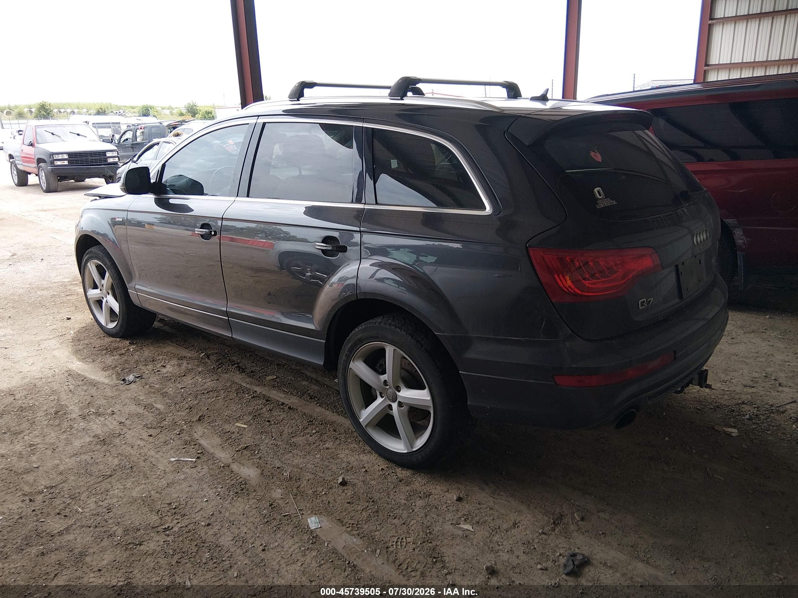 2014 Audi Q7 3.0t S Line Prestige Gray vin: WA1DGAFE6ED009902