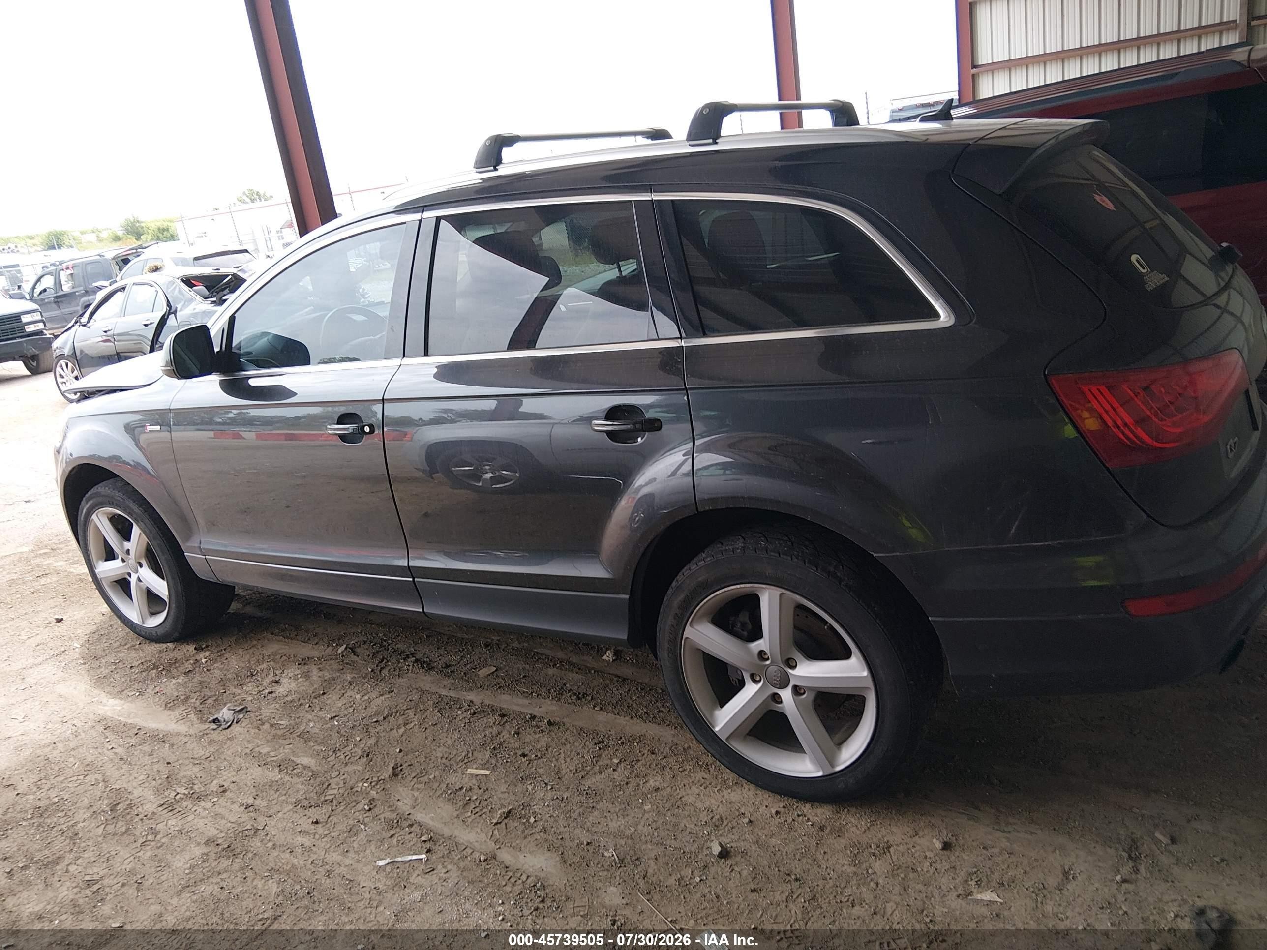 2014 Audi Q7 3.0t S Line Prestige Gray vin: WA1DGAFE6ED009902