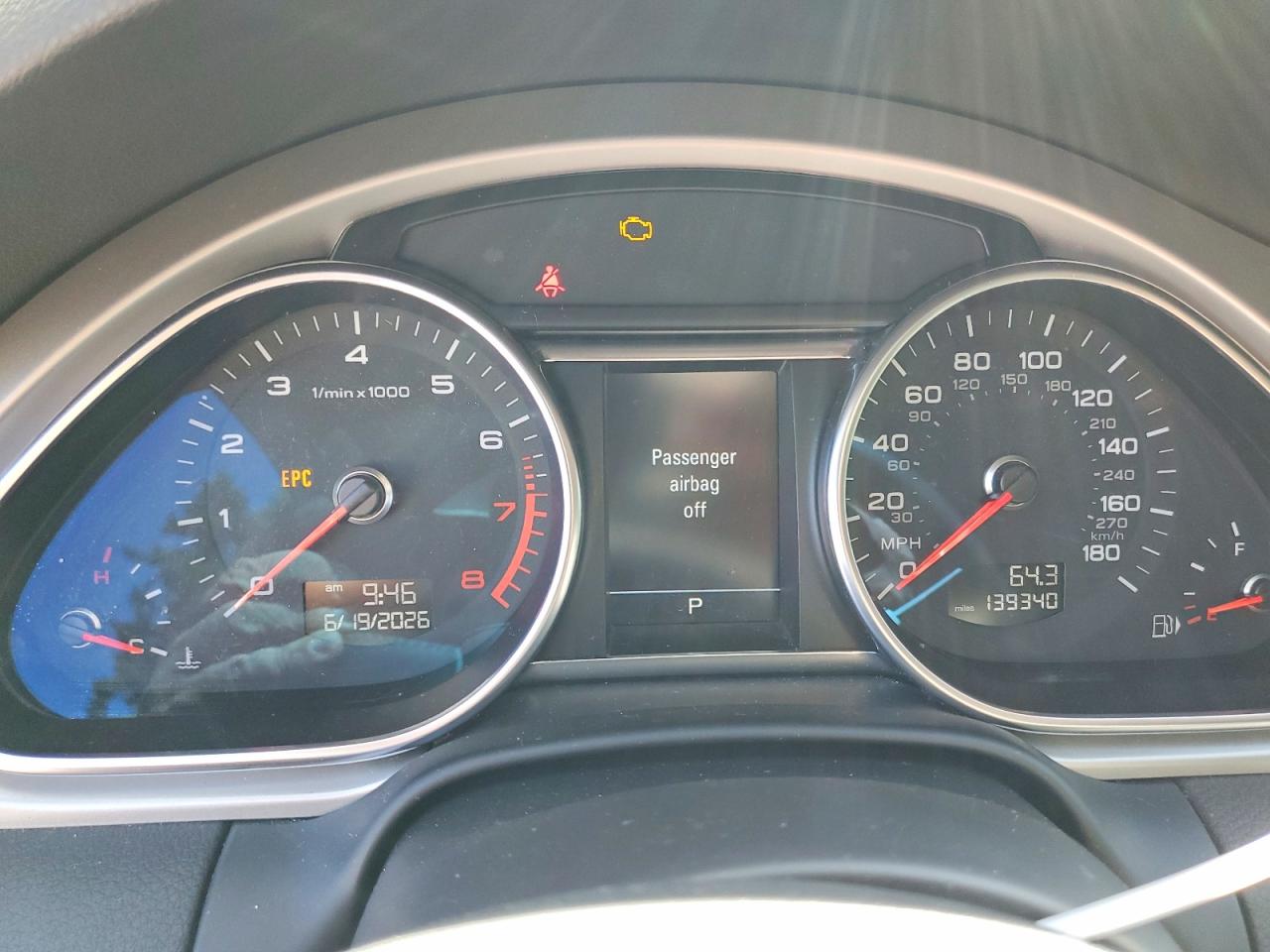 2014 Audi Q7 Prestige Blue vin: WA1DGAFE6ED015621
