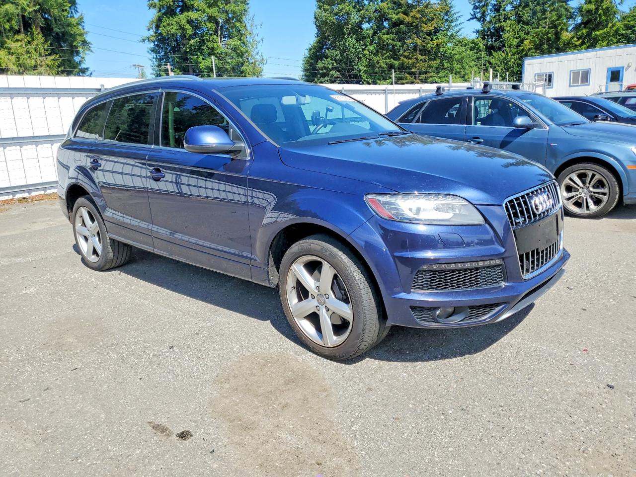 2014 Audi Q7 Prestige Blue vin: WA1DGAFE6ED015621