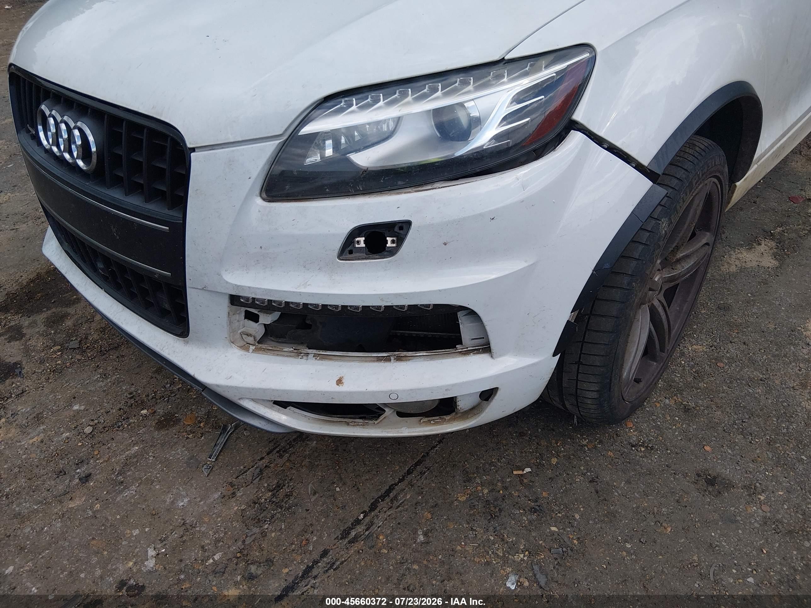2015 Audi Q7 3.0t S Line Prestige White vin: WA1DGAFE6FD016737
