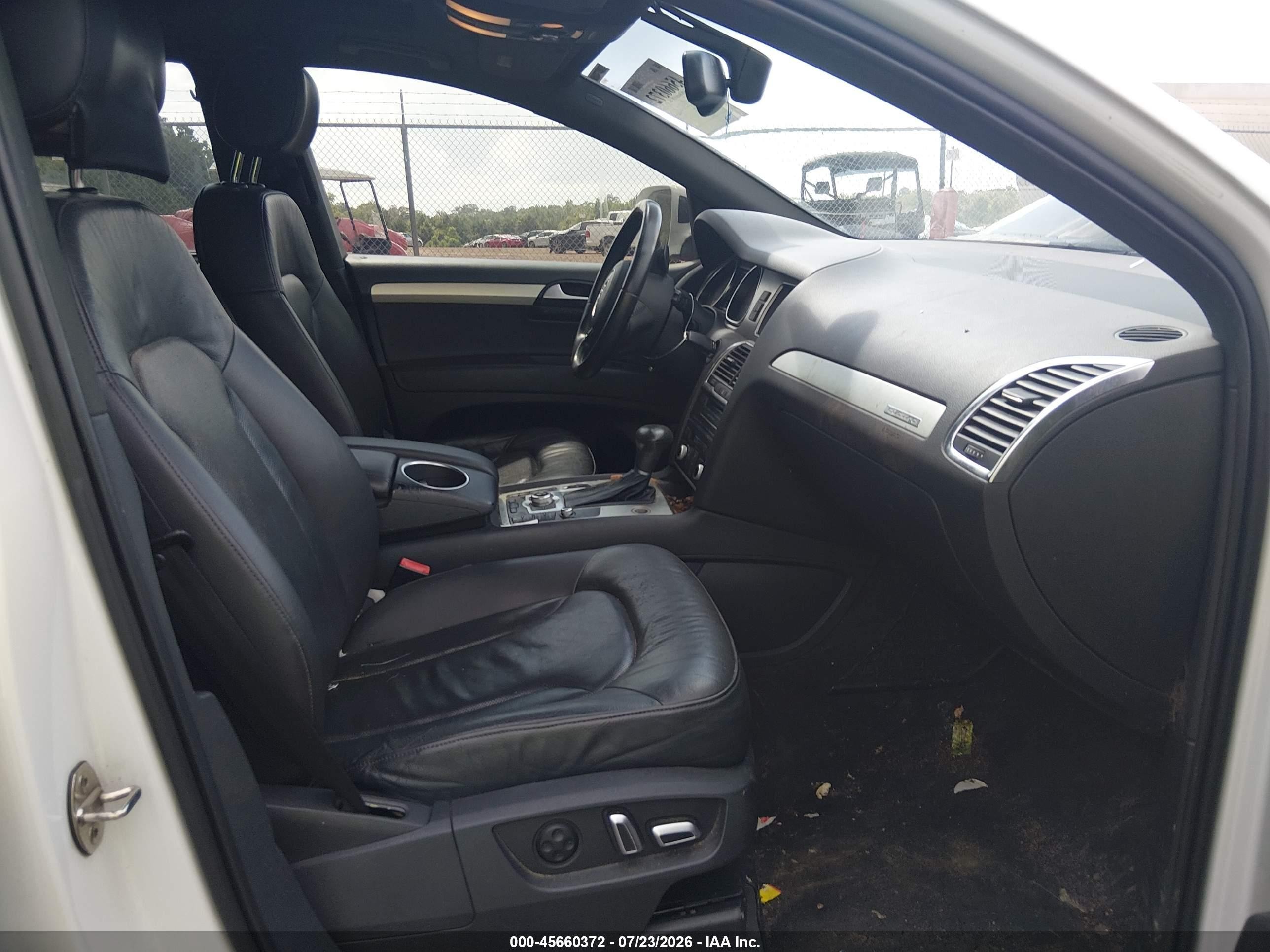 2015 Audi Q7 3.0t S Line Prestige White vin: WA1DGAFE6FD016737
