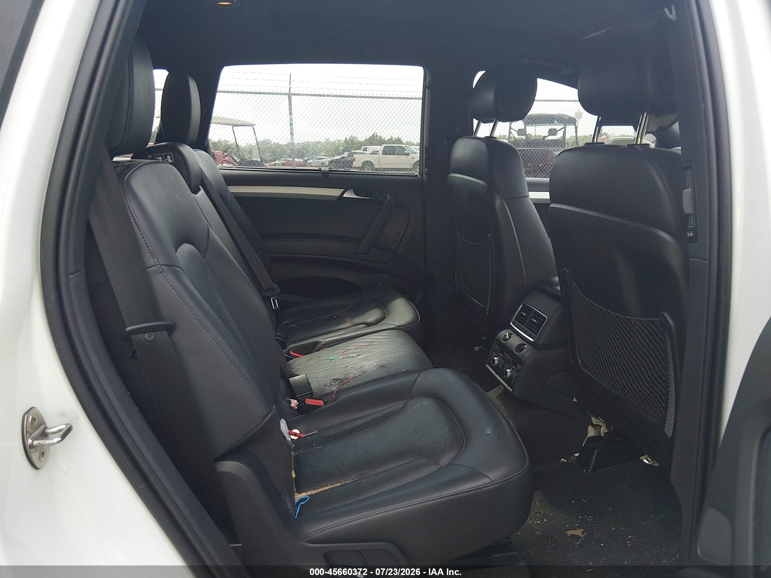 2015 Audi Q7 3.0t S Line Prestige White vin: WA1DGAFE6FD016737