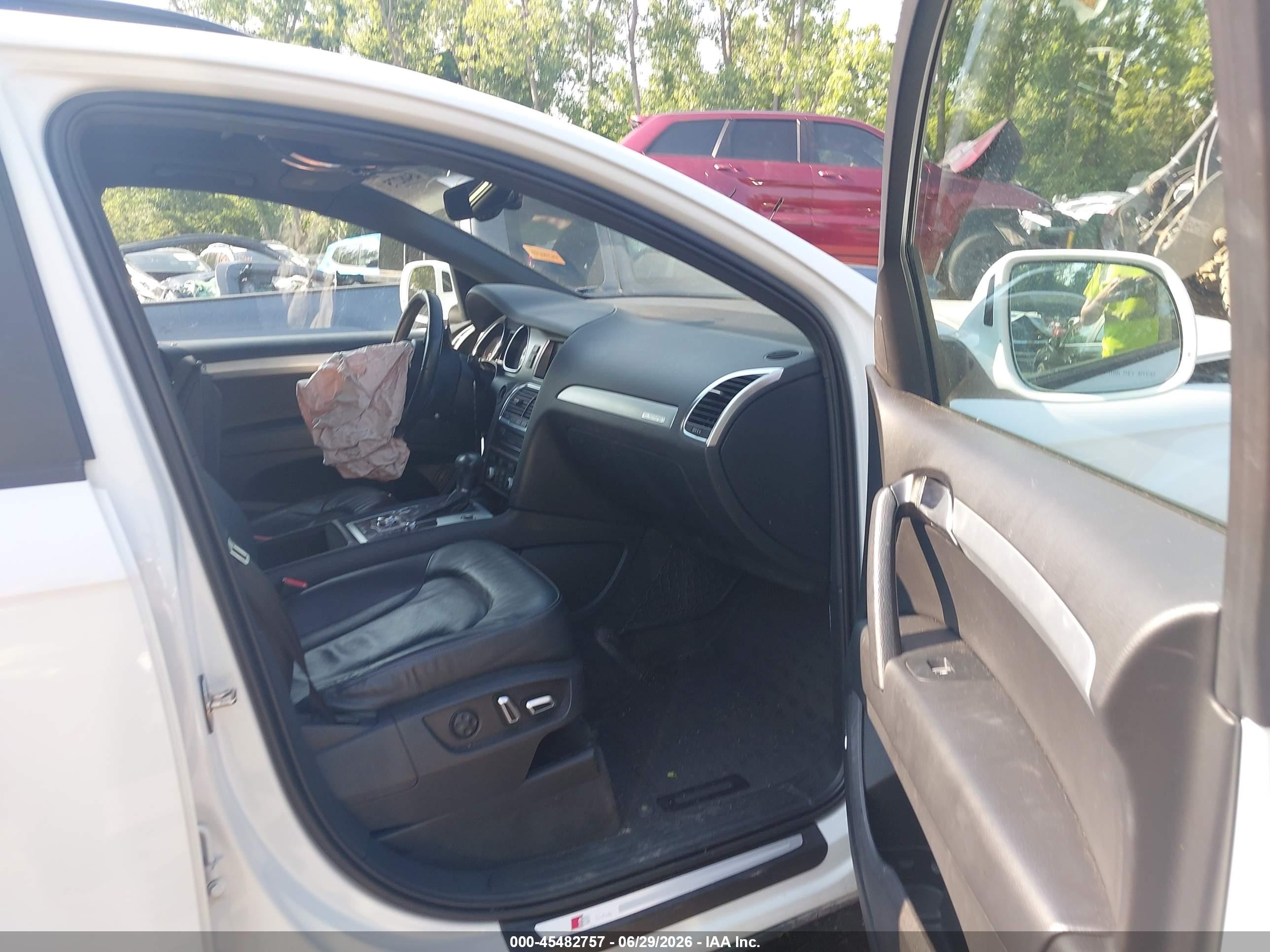 2015 Audi Q7 3.0t S Line Prestige White vin: WA1DGAFE6FD028578