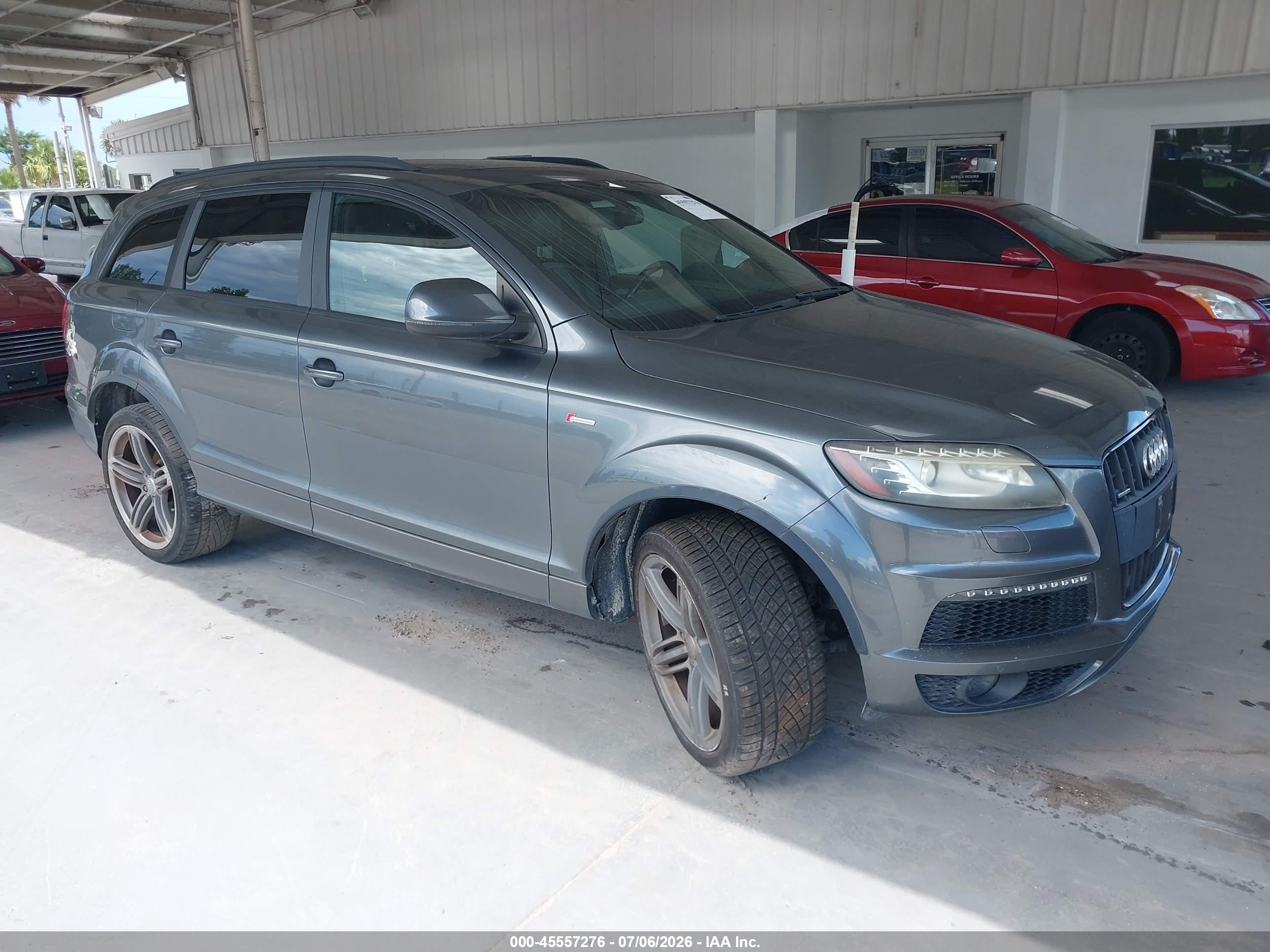 2013 Audi Q7 3.0t S Line Prestige Gray vin: WA1DGAFE7DD011513