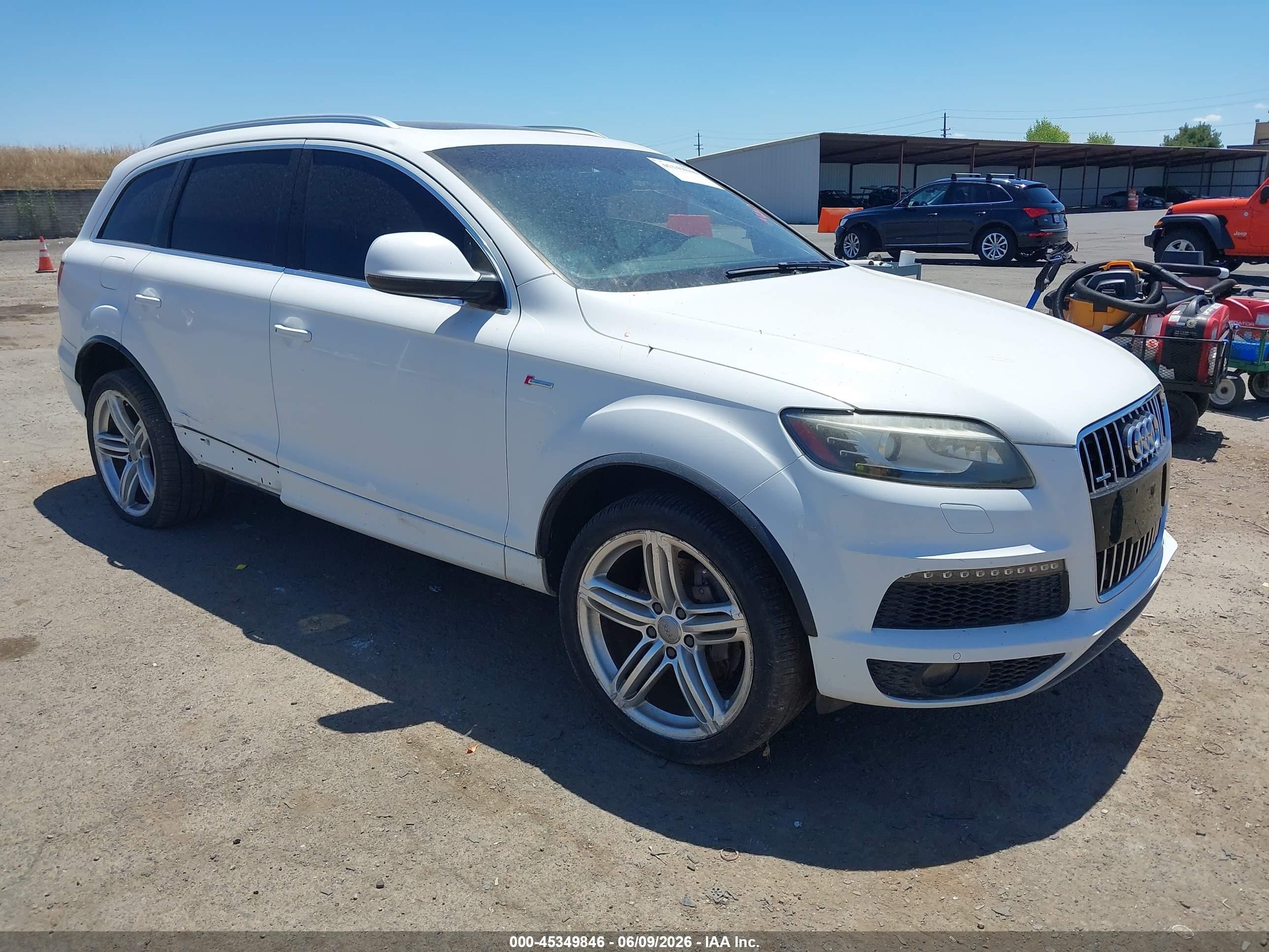 2011 Audi Q7 3.0t S Line Prestige White vin: WA1DGAFE8BD008570