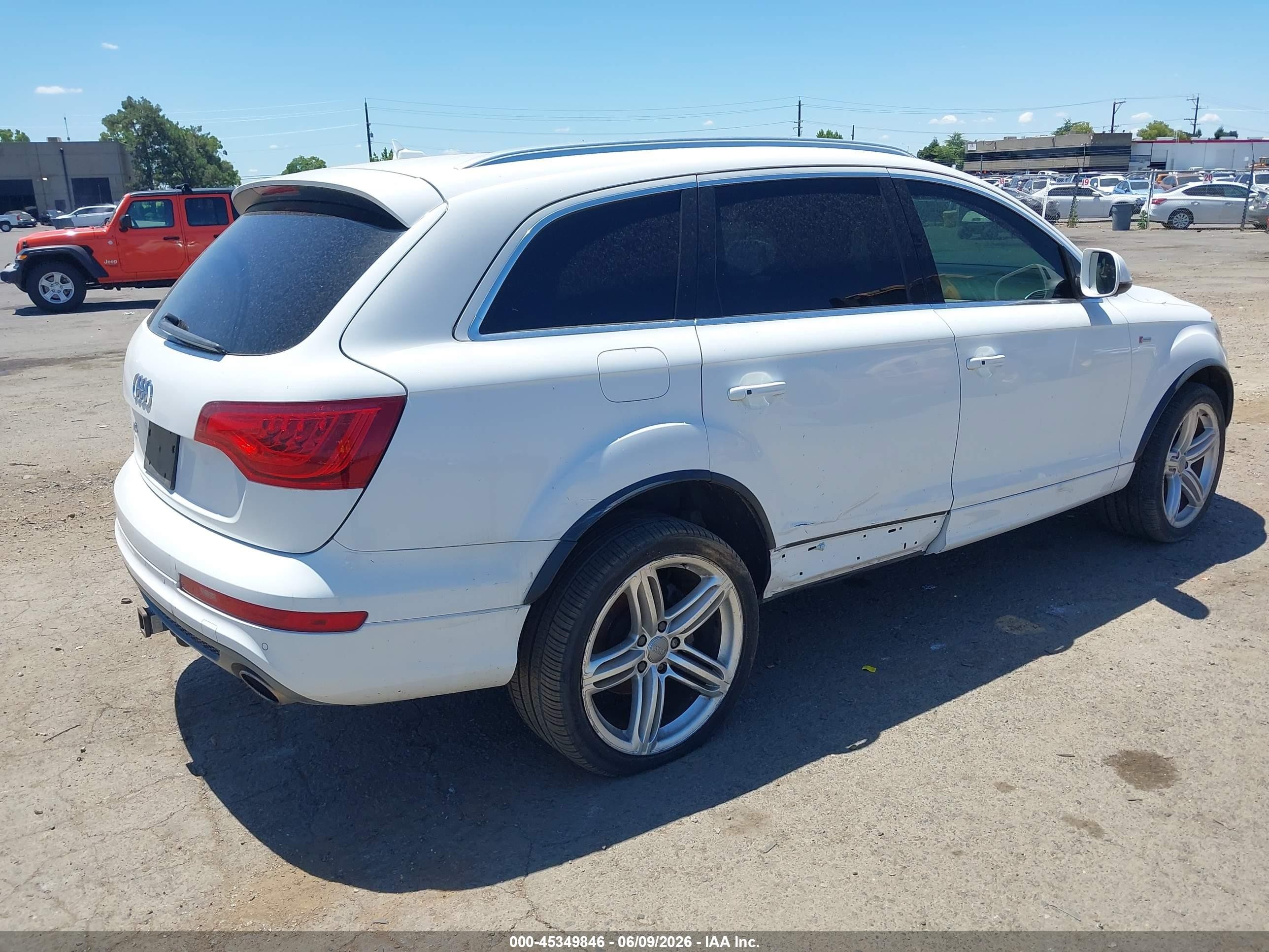 2011 Audi Q7 3.0t S Line Prestige White vin: WA1DGAFE8BD008570