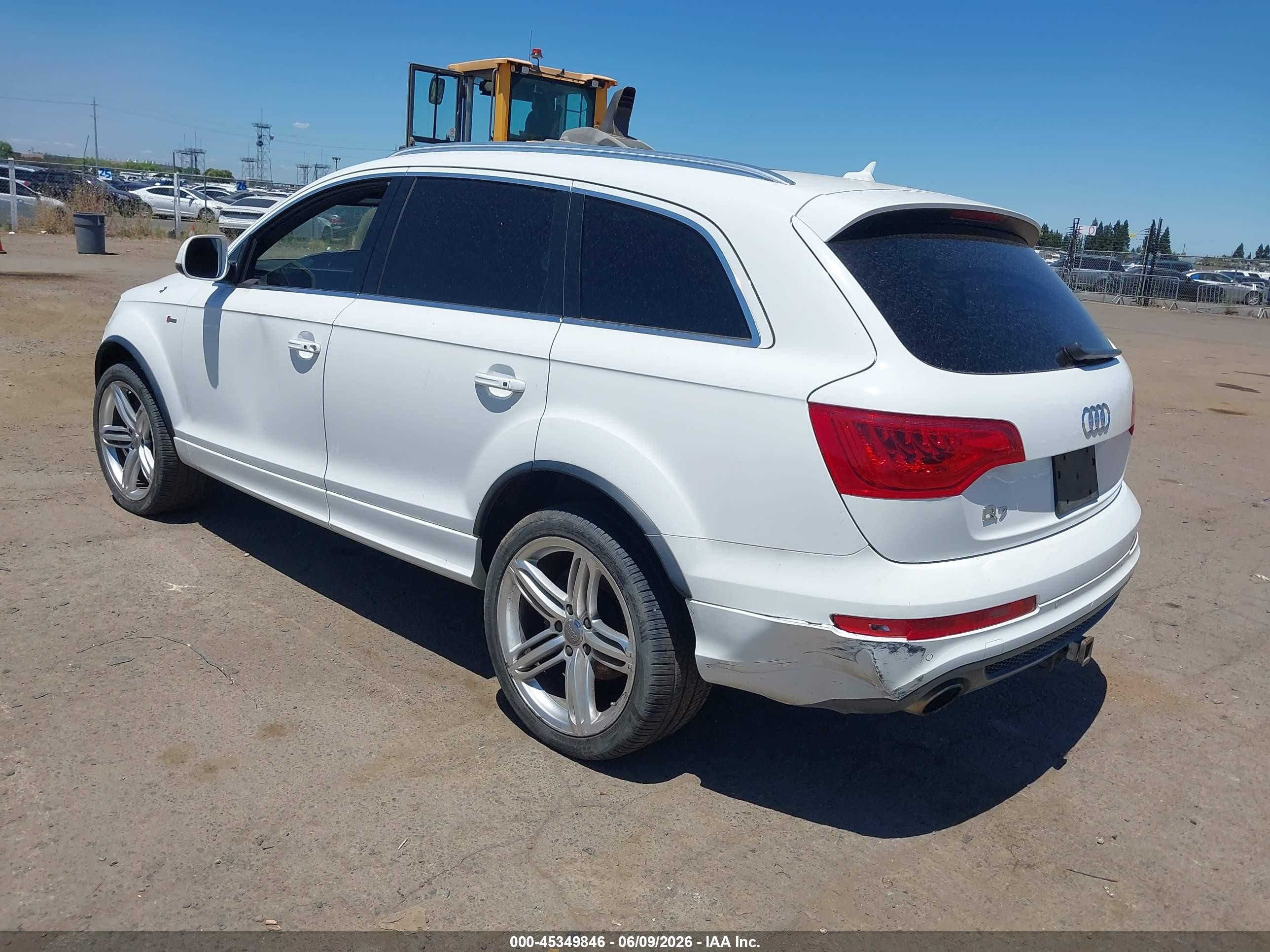 2011 Audi Q7 3.0t S Line Prestige White vin: WA1DGAFE8BD008570
