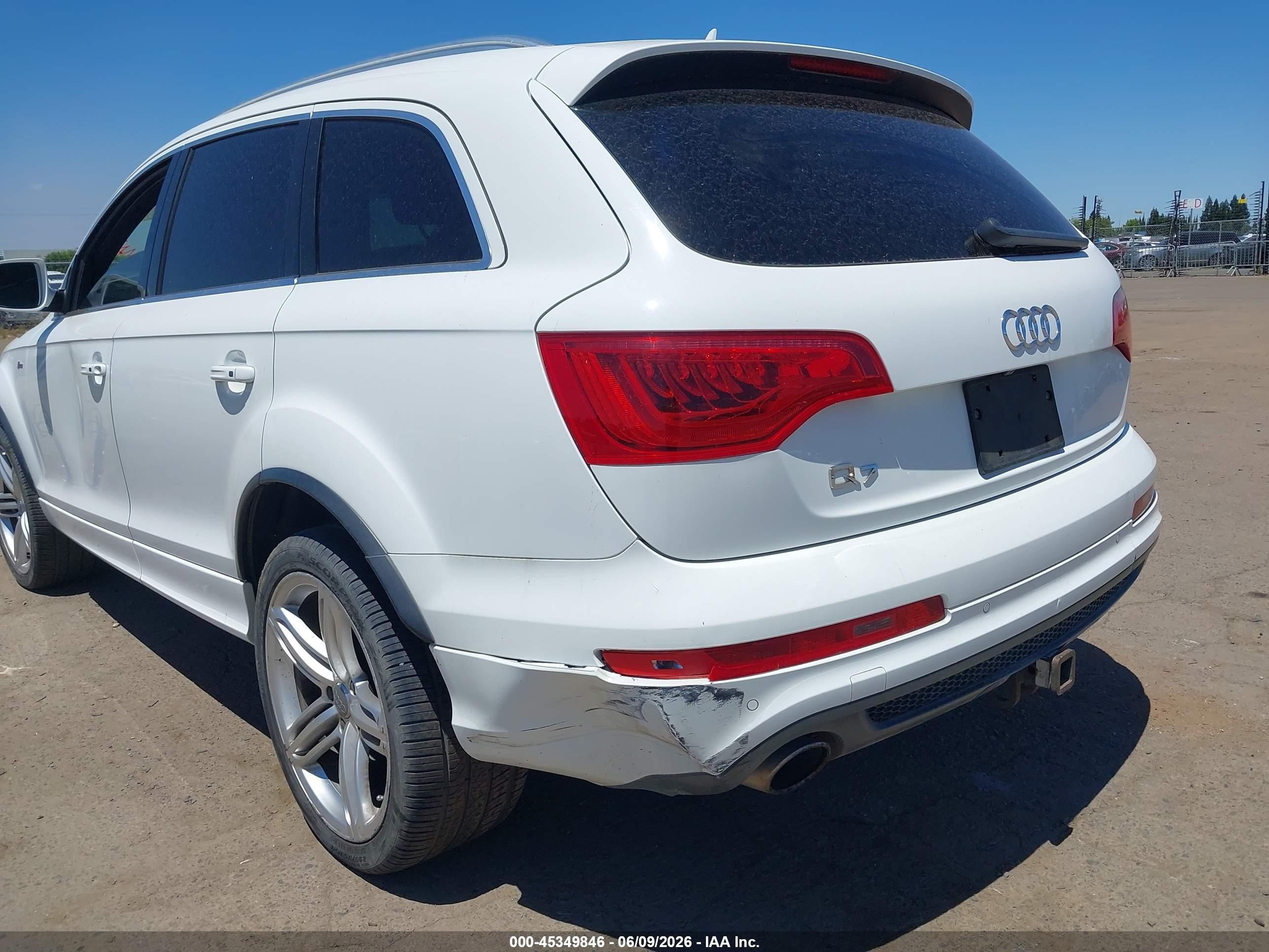 2011 Audi Q7 3.0t S Line Prestige White vin: WA1DGAFE8BD008570