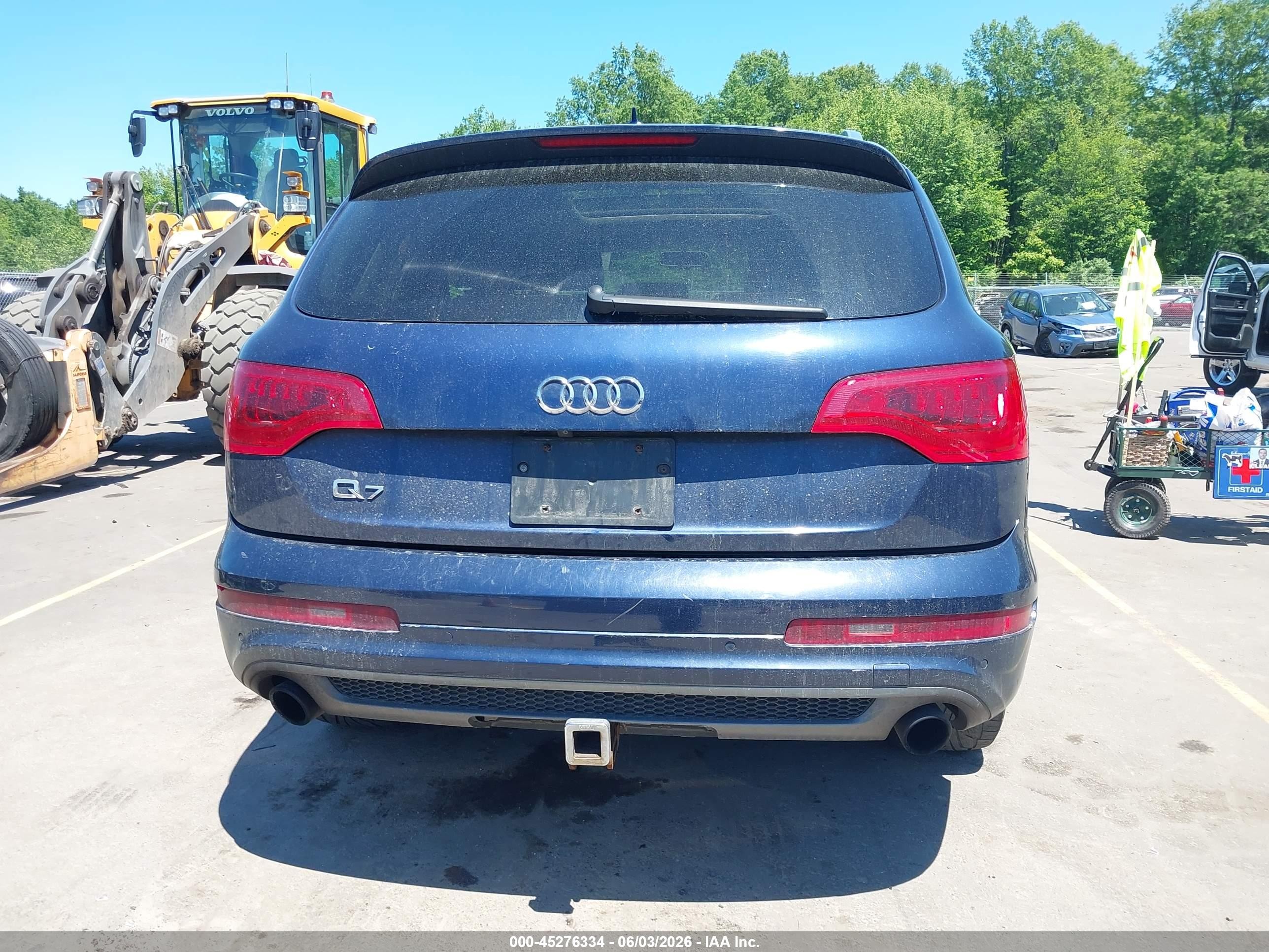 2012 Audi Q7 3.0t S Line Prestige Blue vin: WA1DGAFE8CD009011