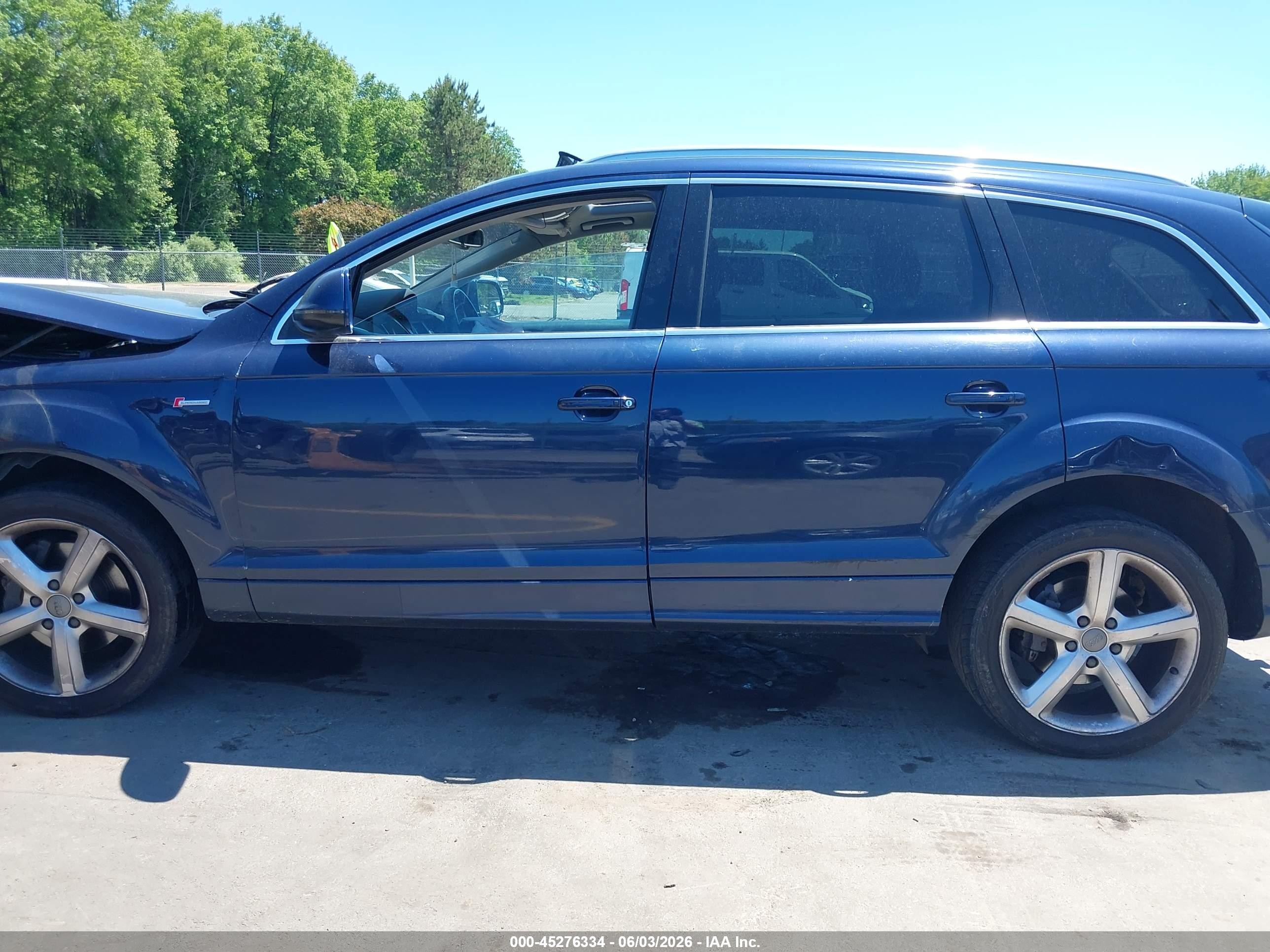 2012 Audi Q7 3.0t S Line Prestige Blue vin: WA1DGAFE8CD009011