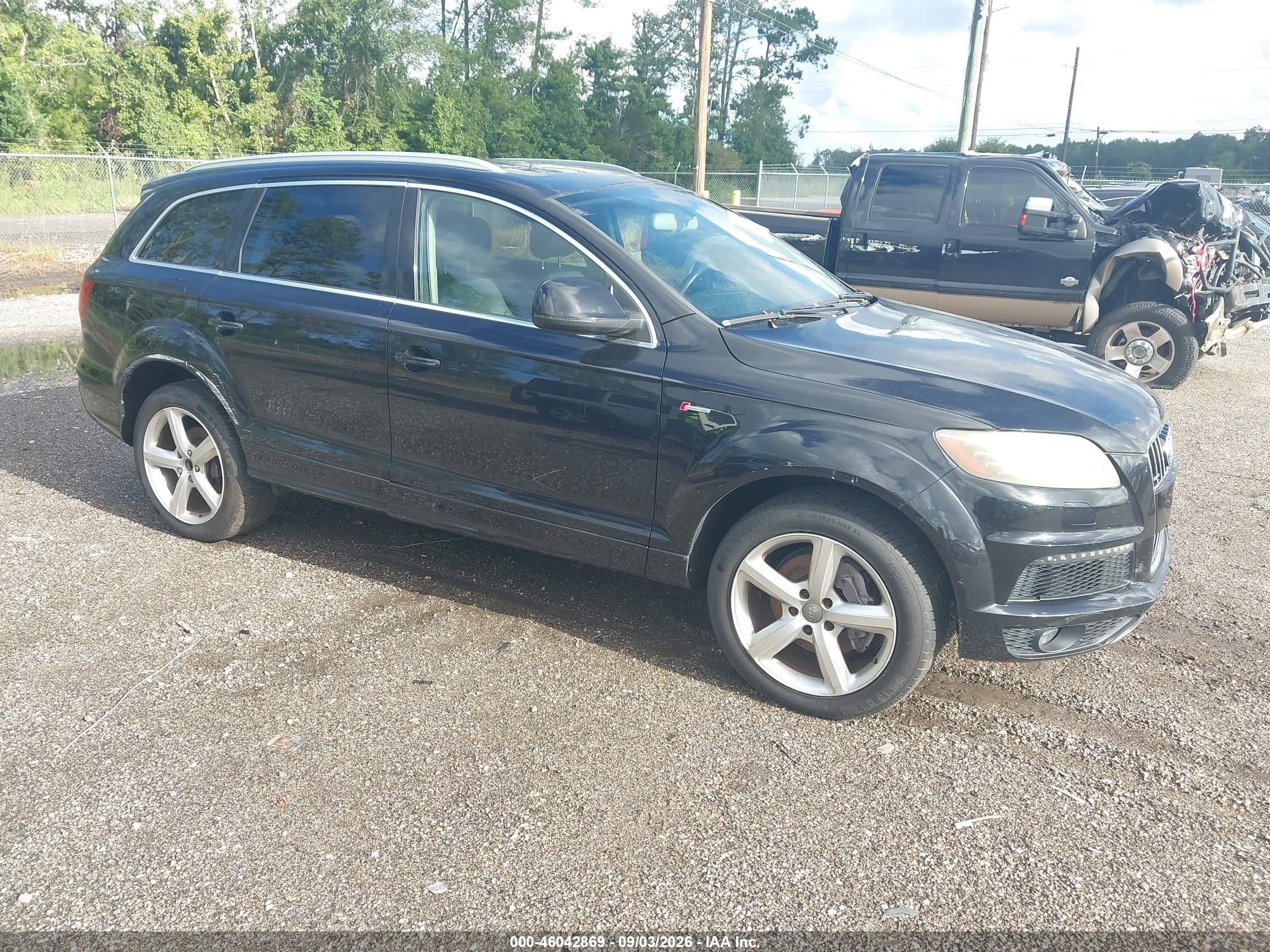 2013 Audi Q7 3.0t S Line Prestige Black vin: WA1DGAFE8DD002576