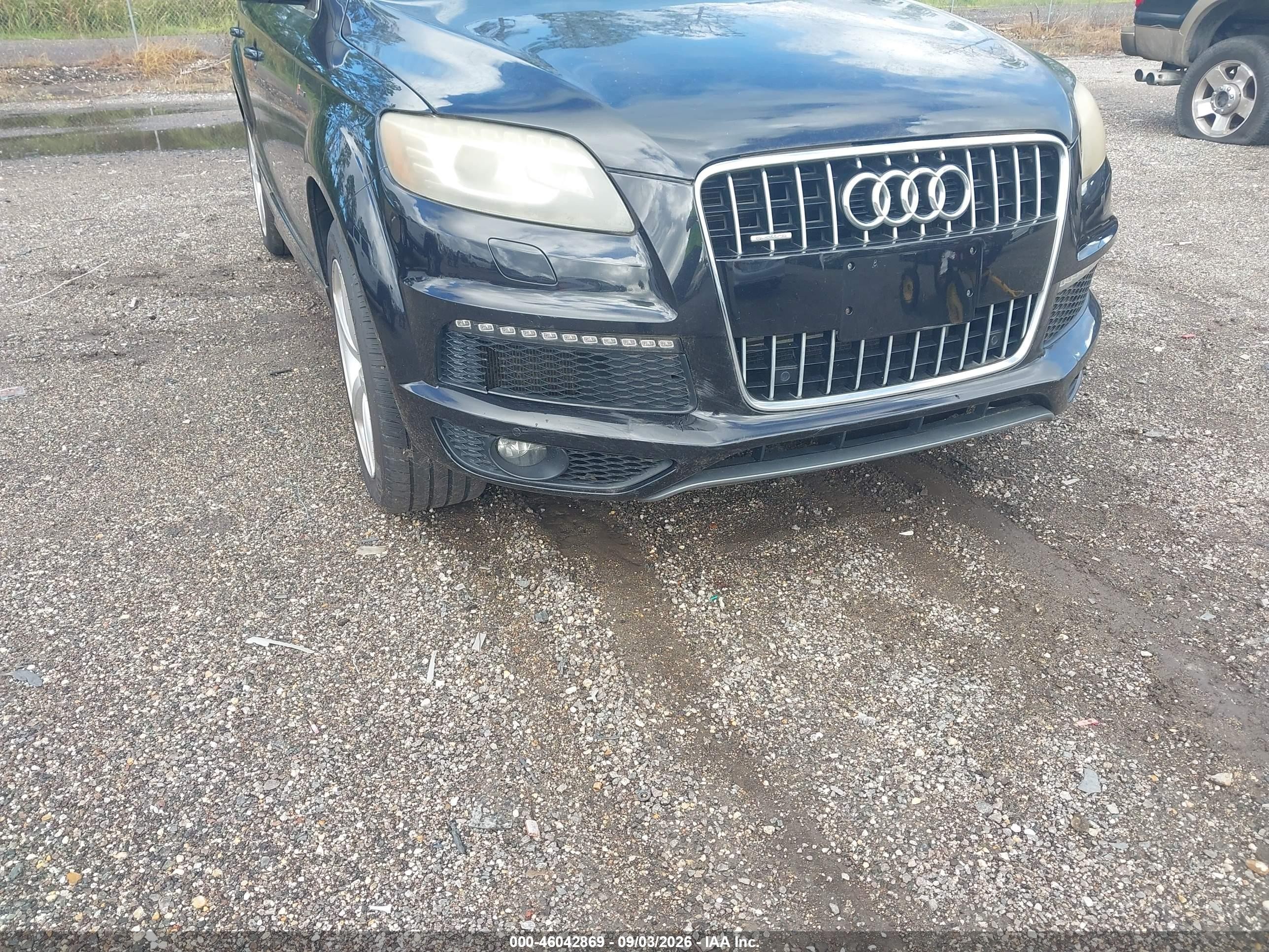2013 Audi Q7 3.0t S Line Prestige Black vin: WA1DGAFE8DD002576