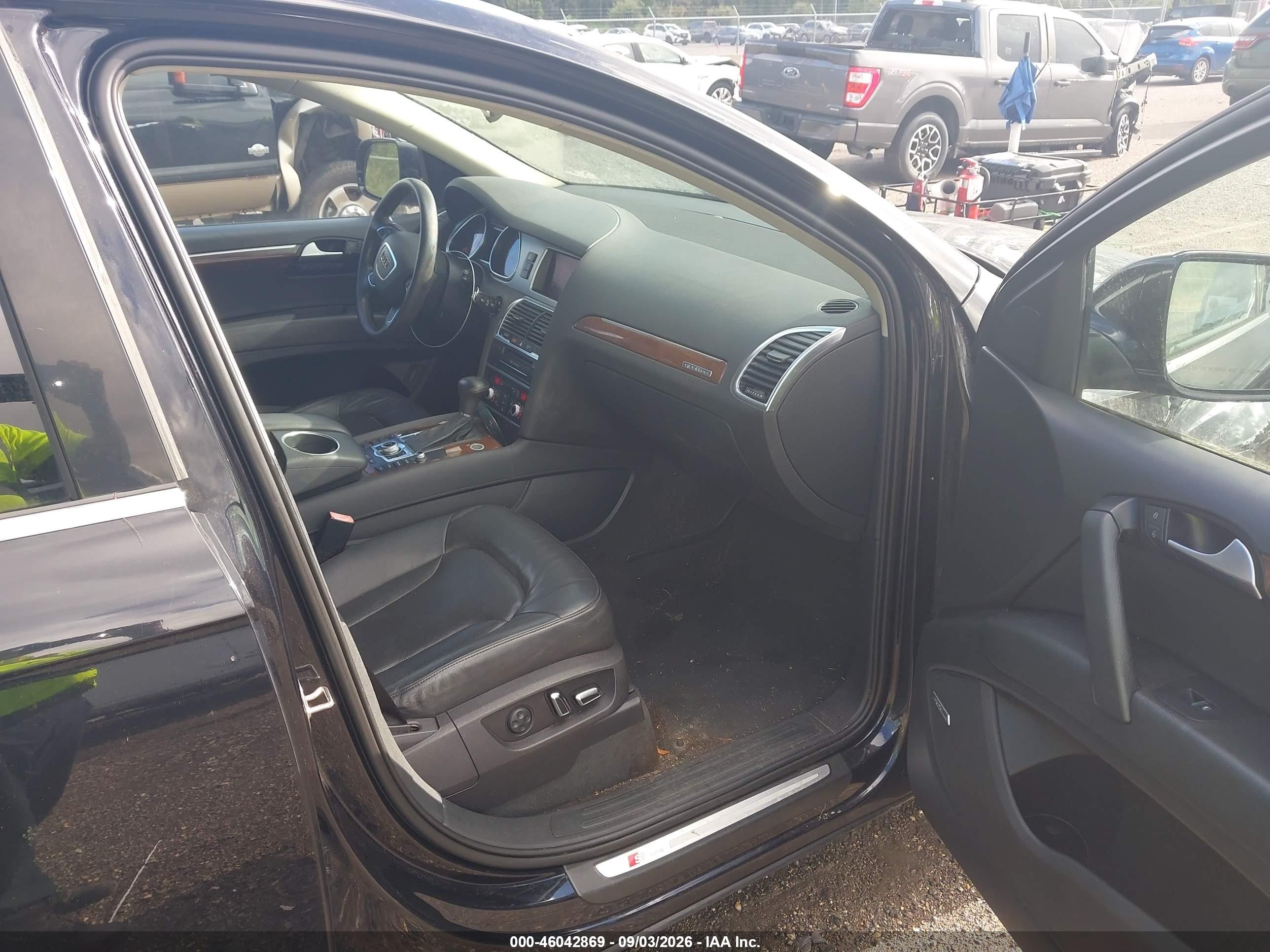 2013 Audi Q7 3.0t S Line Prestige Black vin: WA1DGAFE8DD002576