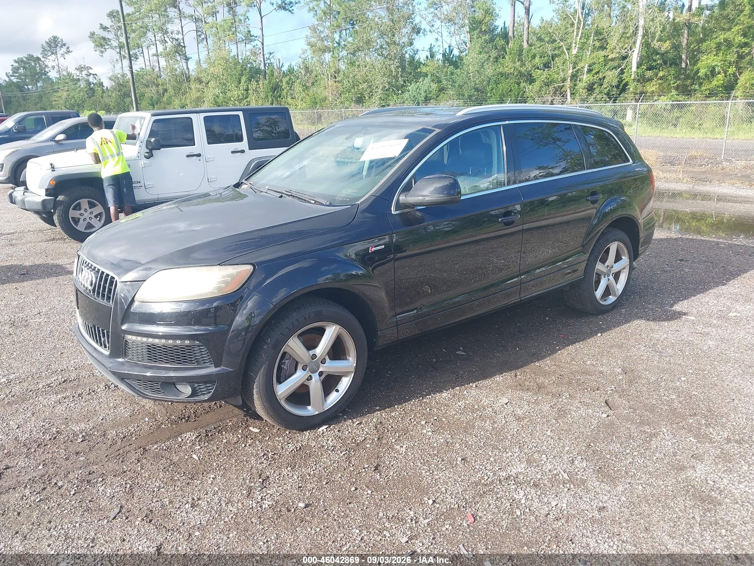 2013 Audi Q7 3.0t S Line Prestige Black vin: WA1DGAFE8DD002576